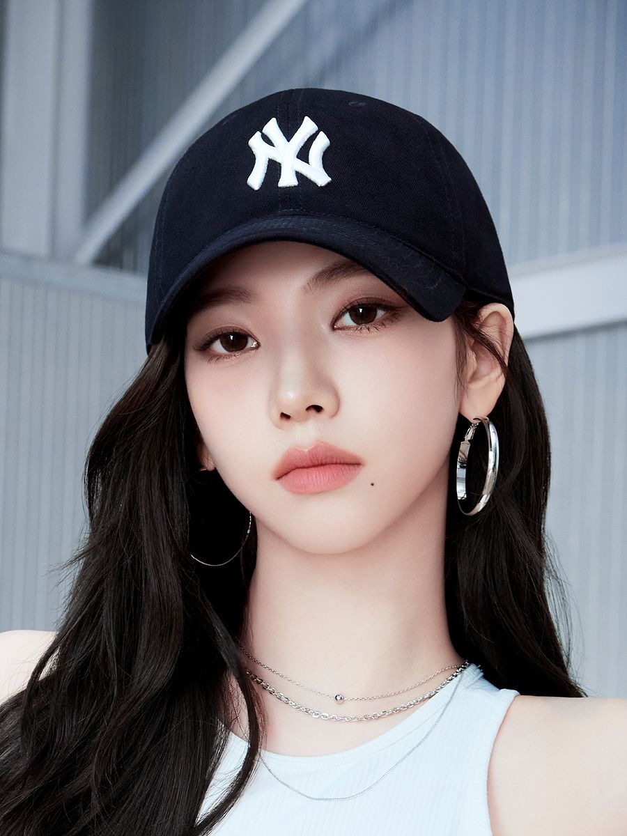 MLB x Karina NY 軟頂棒球帽 Karina同款 3ACP6601N-50BKS