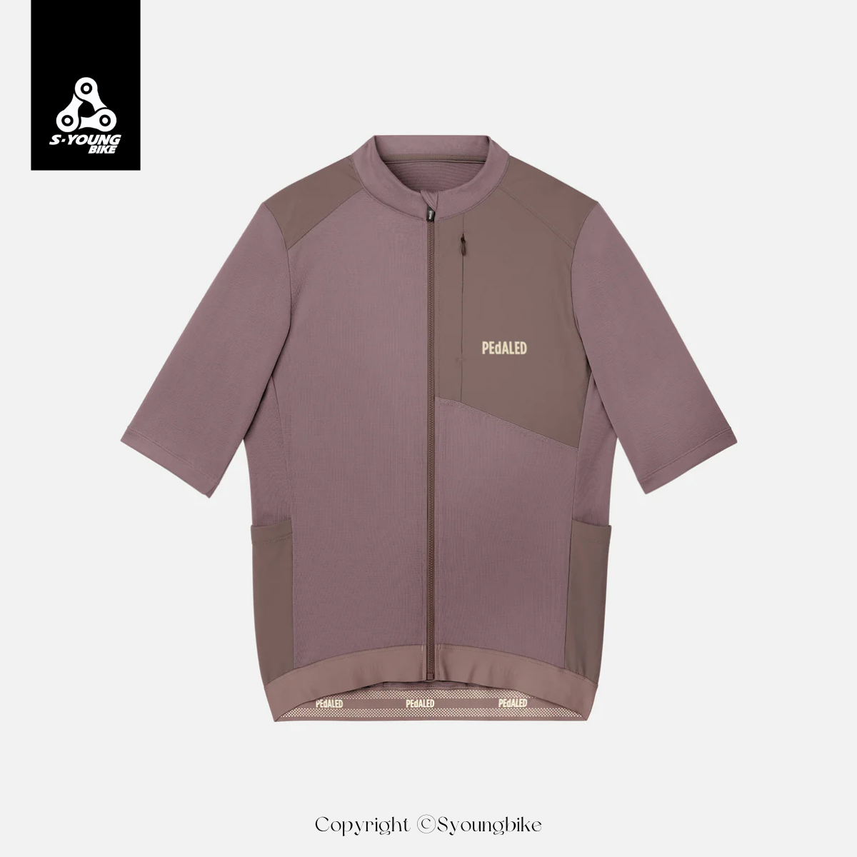 【PEdALED】ODYSSEY Merino Jersey 男短袖車衣 / Raisin Purple