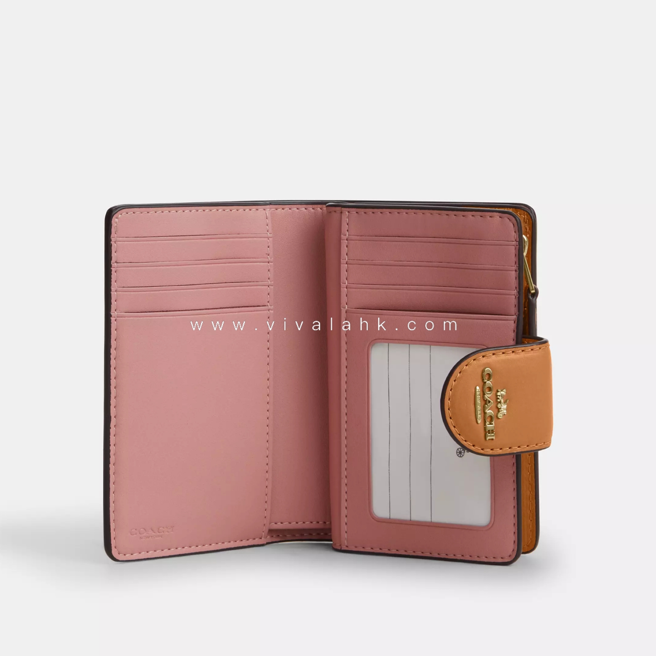 Coach - 中銀包 (C字暗花) (CEC29)