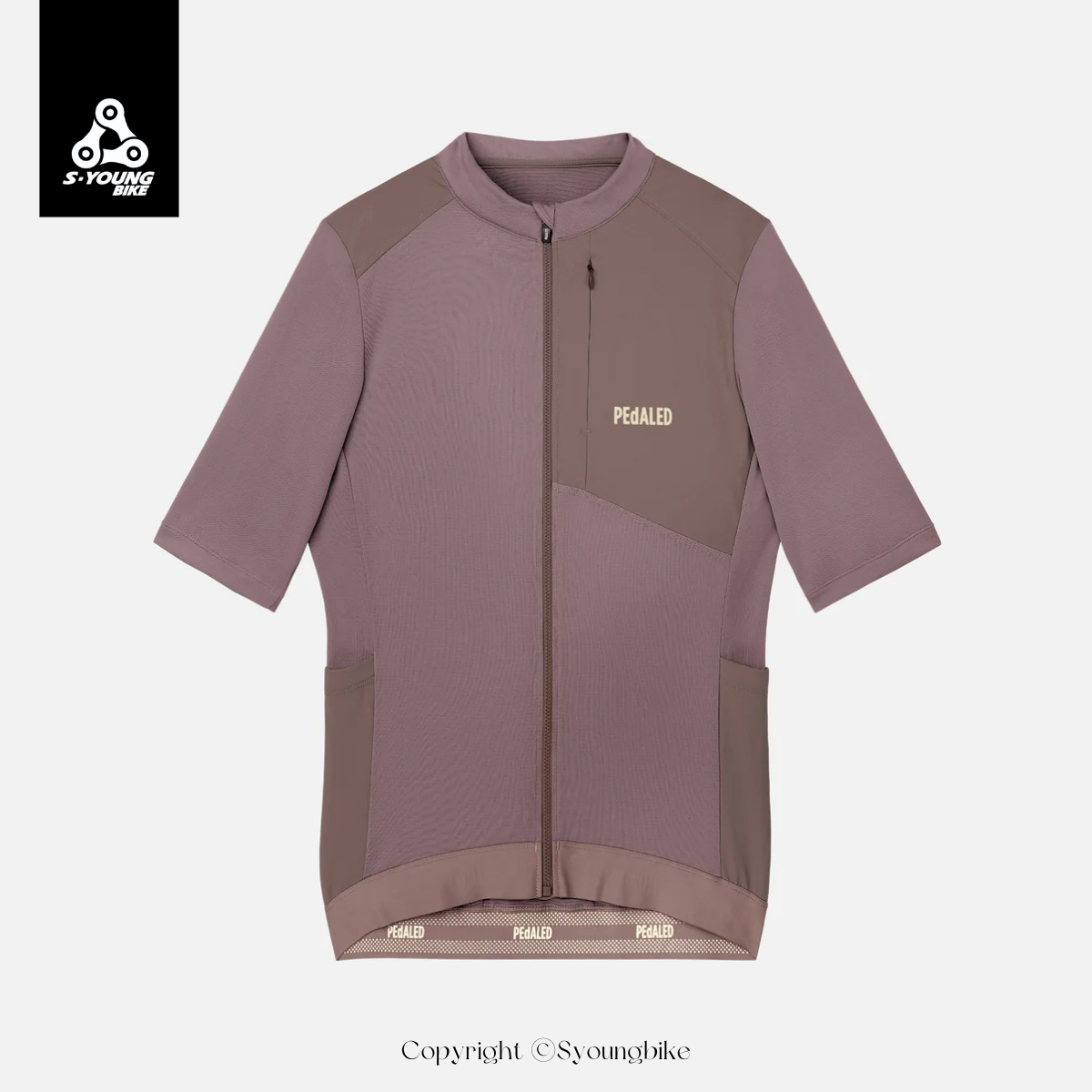 【PEdALED】W's ODYSSEY Merino Jersey 女短袖車衣 / Raisin Purple
