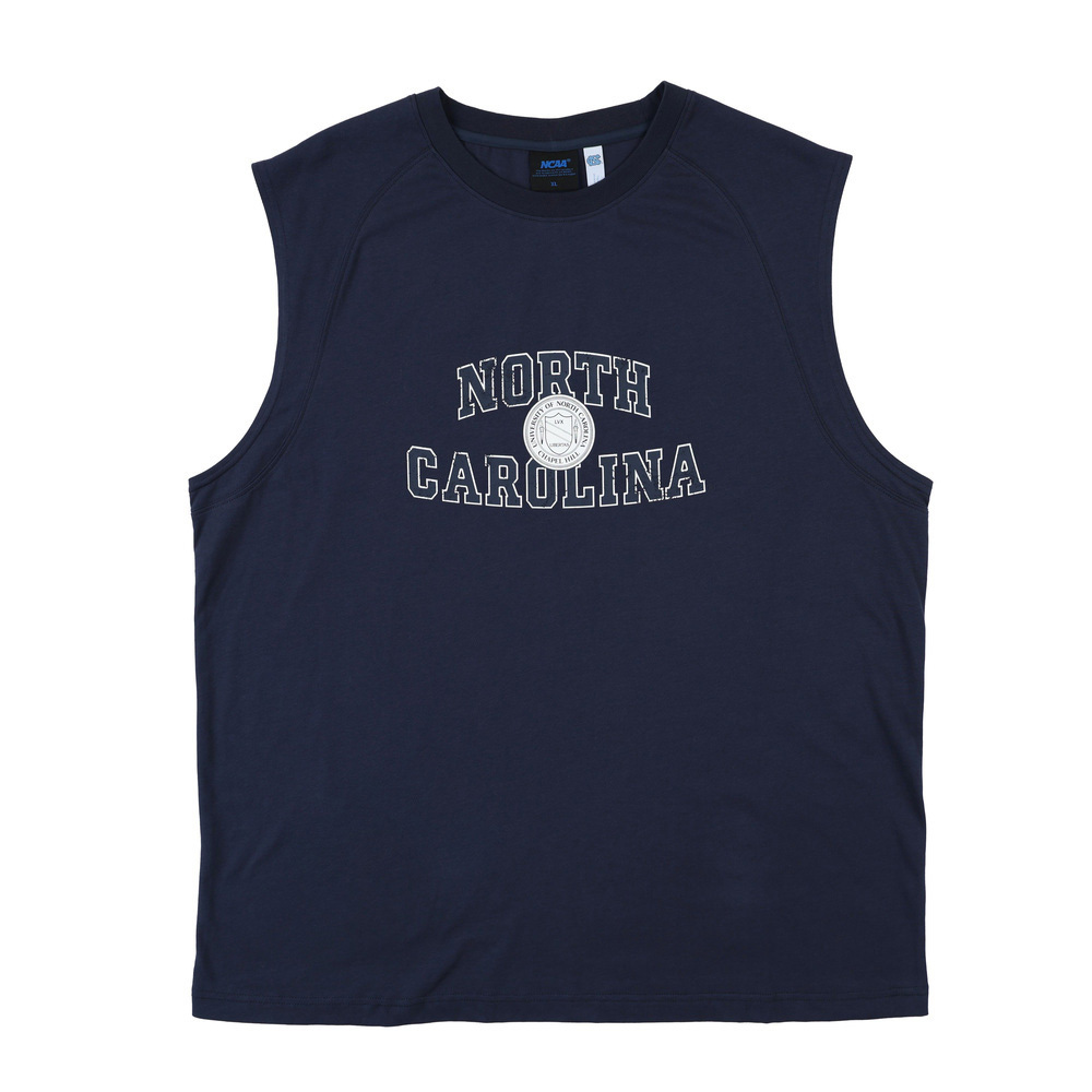 NCAA 背心 深藍 UNC 剪接 印花 休閒背心 中性 7625148680