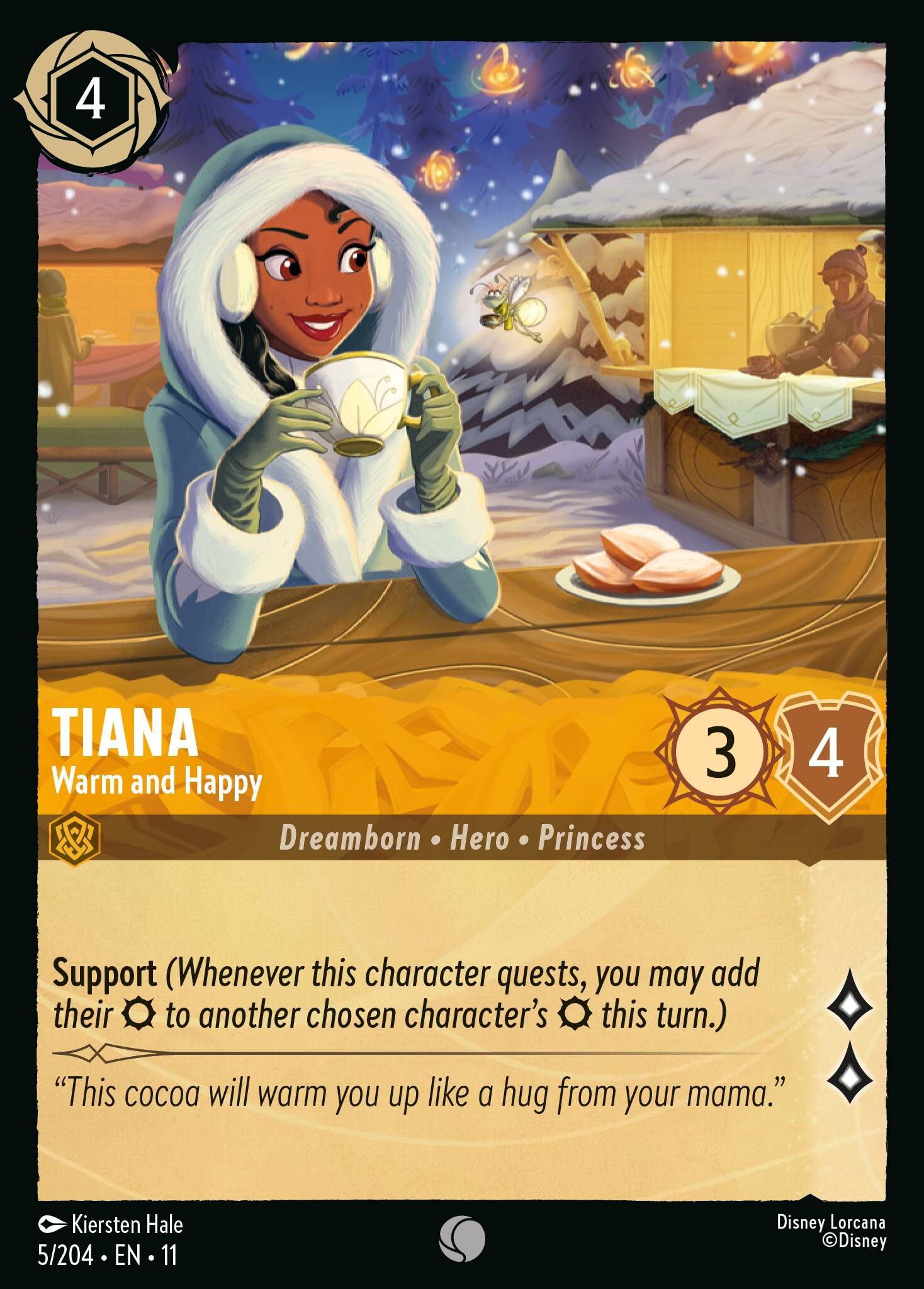 Winterspell - 5/204 Tiana - Warm and Happy C