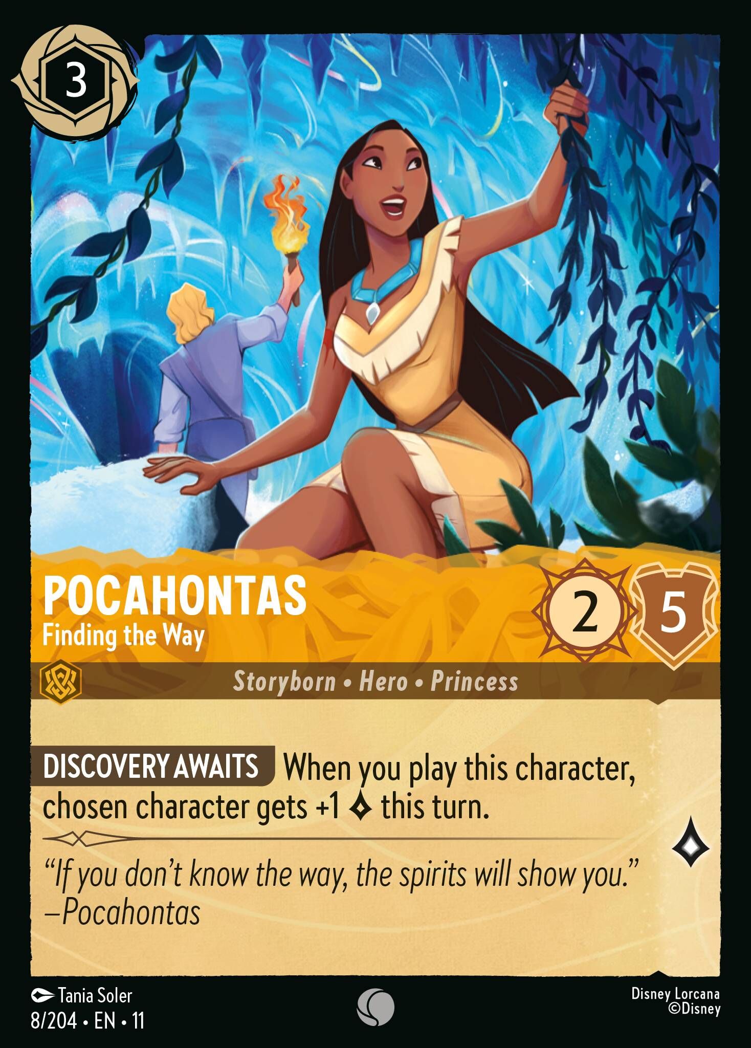 Winterspell - 8/204 Pocahontas - Finding the Way C