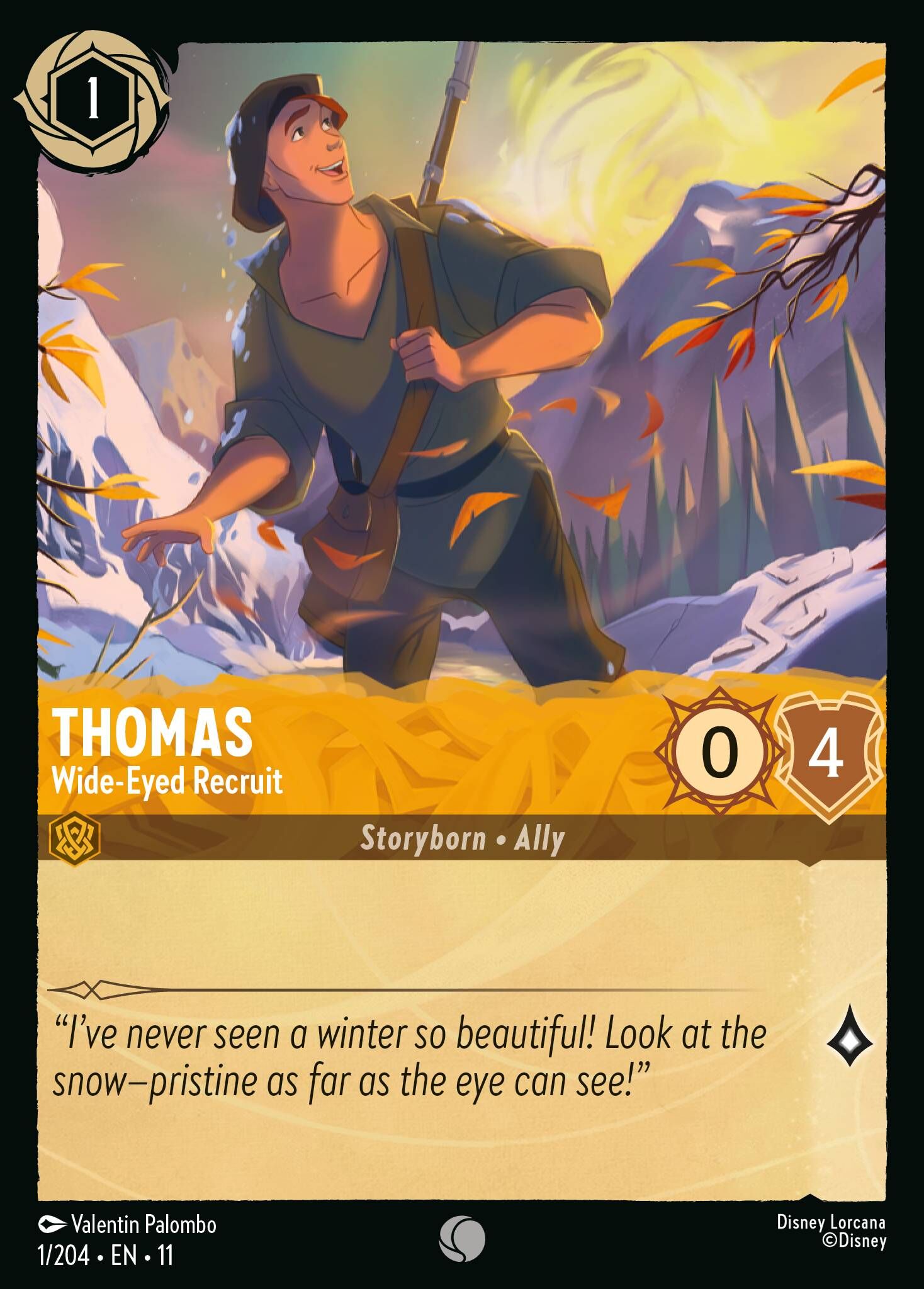 Winterspell - 1/204 Thomas - Wide-Eyed Recruit C