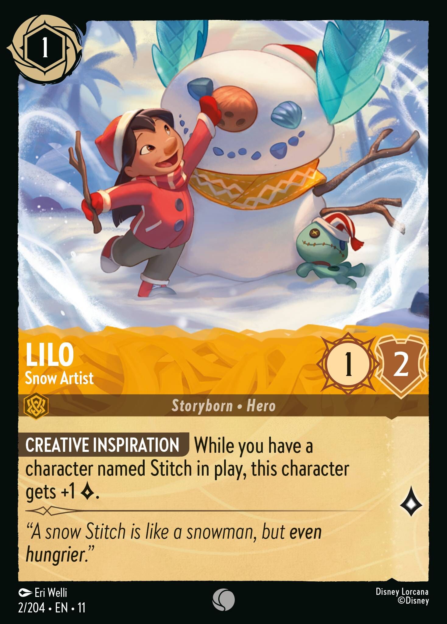 Winterspell - 2/204 Lilo - Snow Artist C
