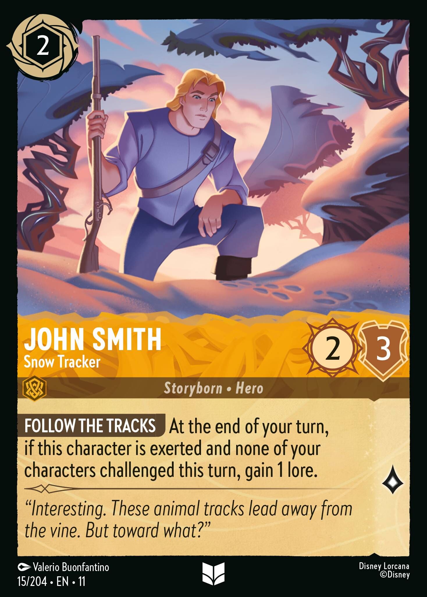 Winterspell - 15/204 John Smith - Snow Tracker UC