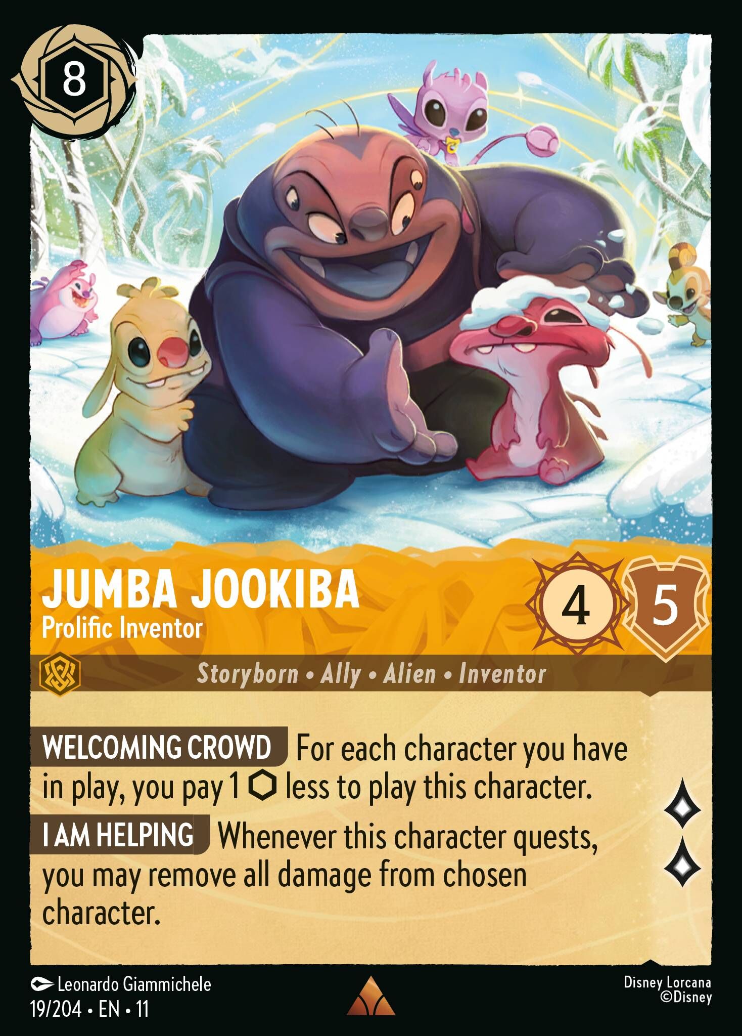 Winterspell - 19/204 Jumba Jookiba - Prolific Inventor R