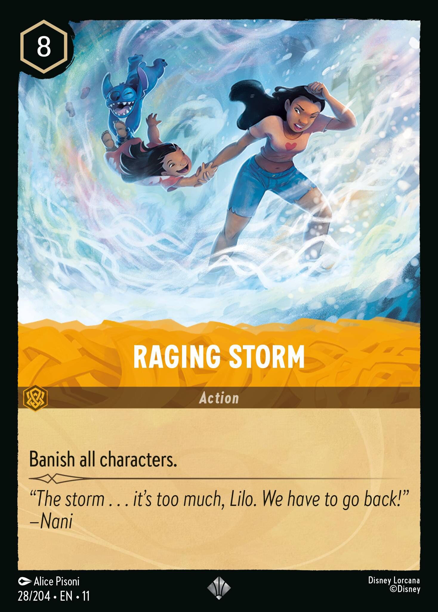 Winterspell - 28/204 Raging Storm SR