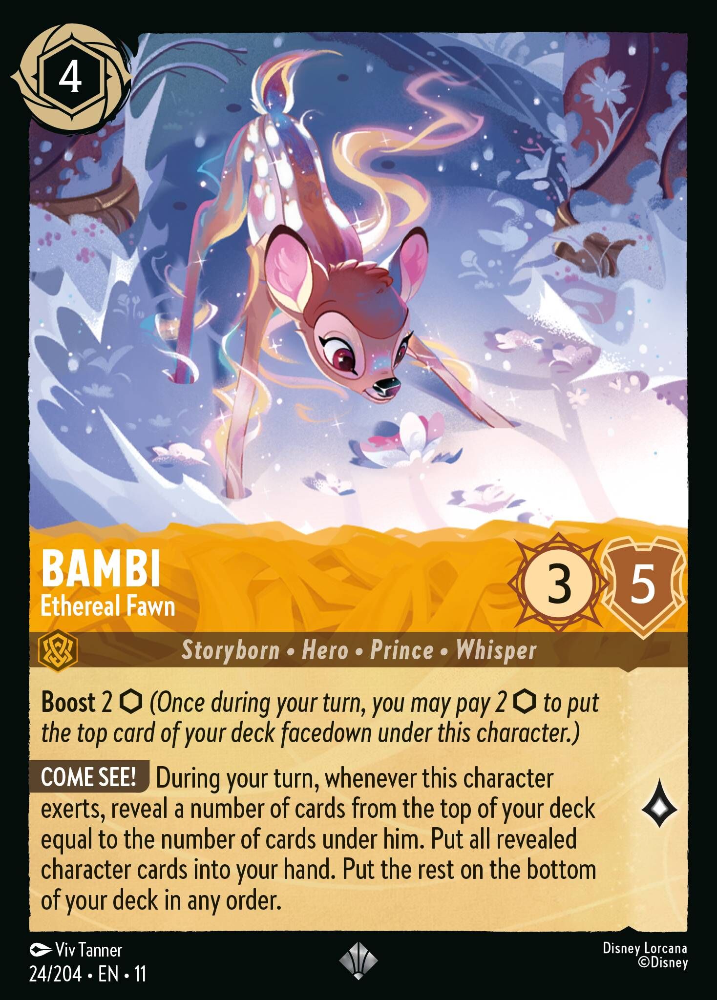 Winterspell - 24/204 Bambi - Ethereal Fawn SR