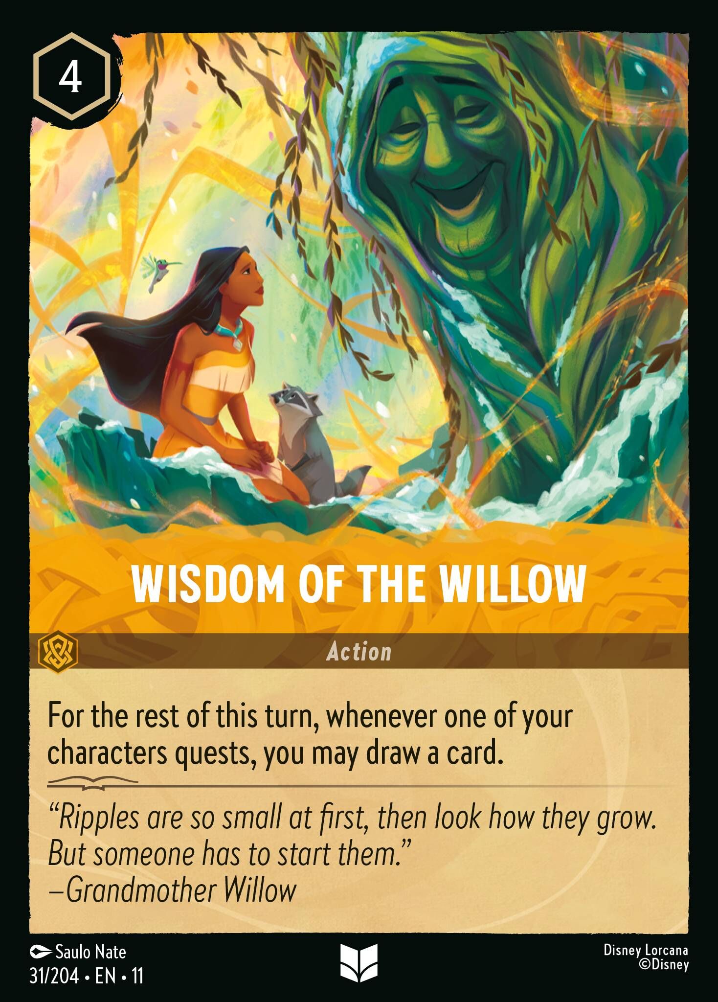 Winterspell - 31/204 Wisdom of the Willow UC