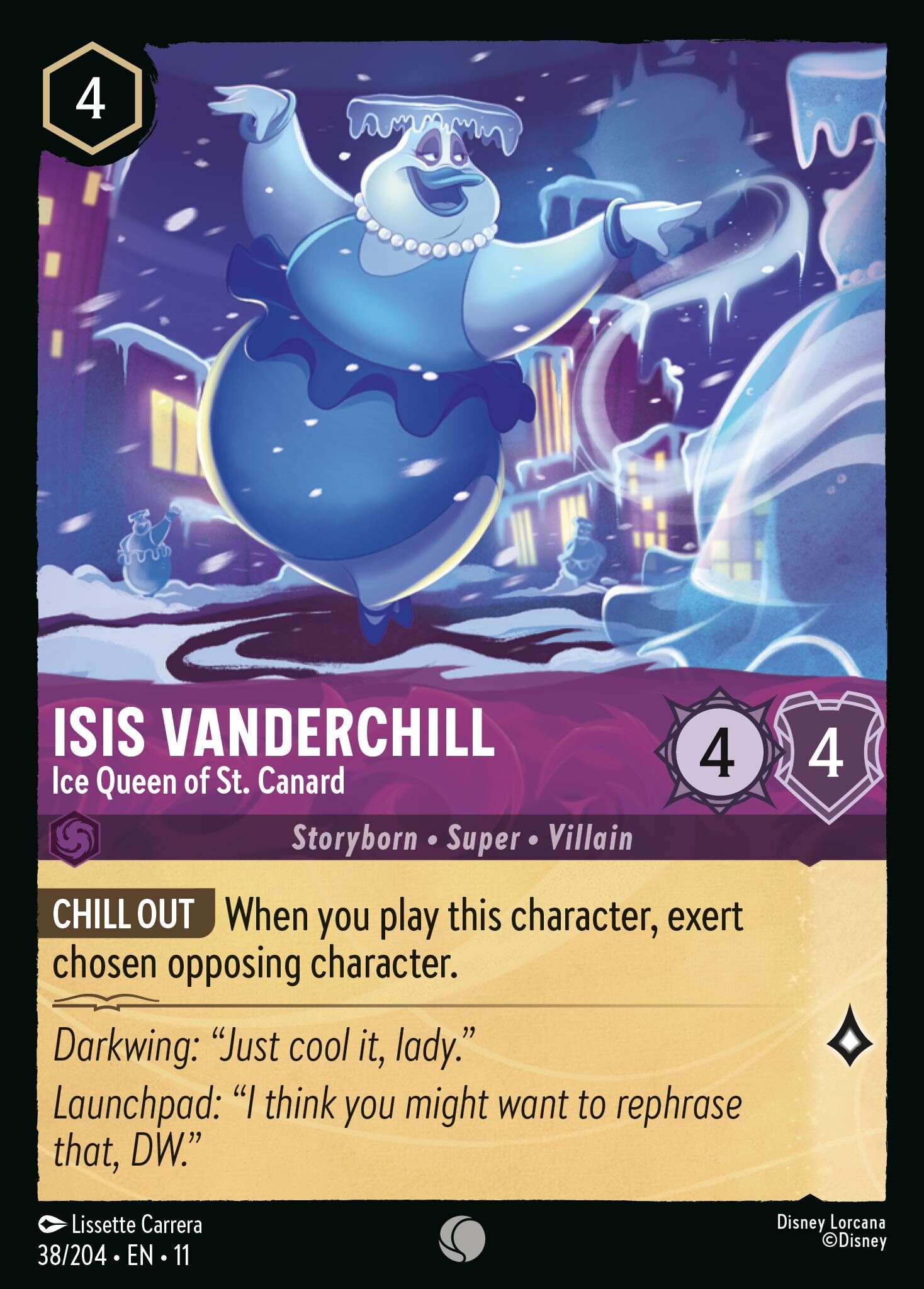 Winterspell - 38/204 Isis Vanderchill - Ice Queen of St. Canard C