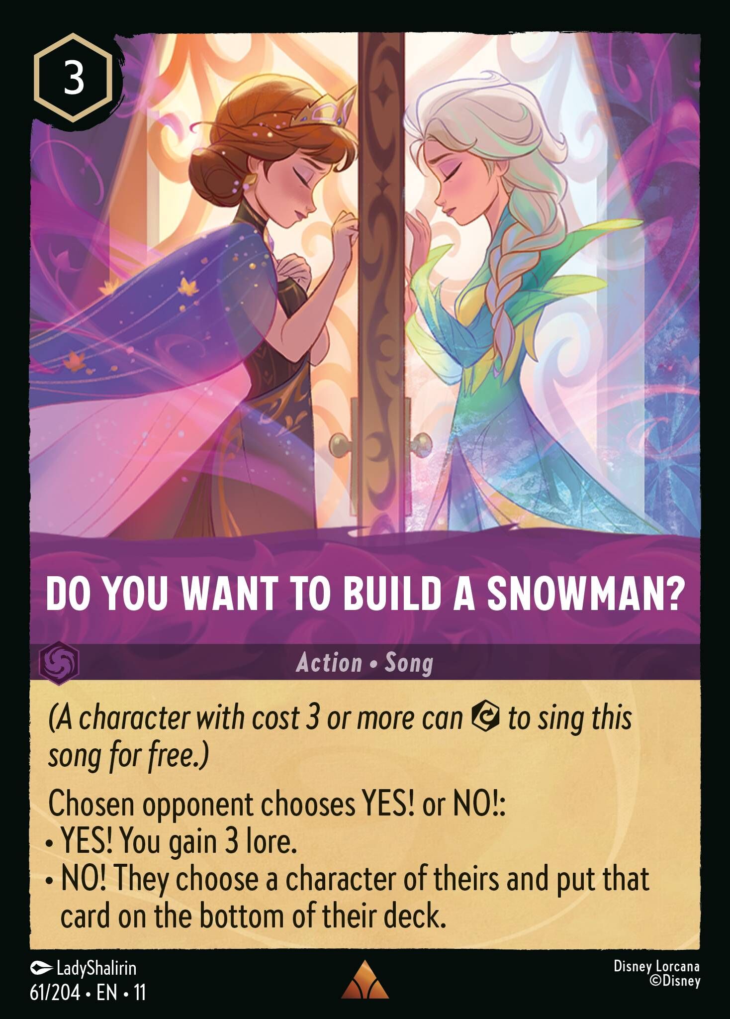 Winterspell - 61/204 Do You Want to Build A Snowman? R