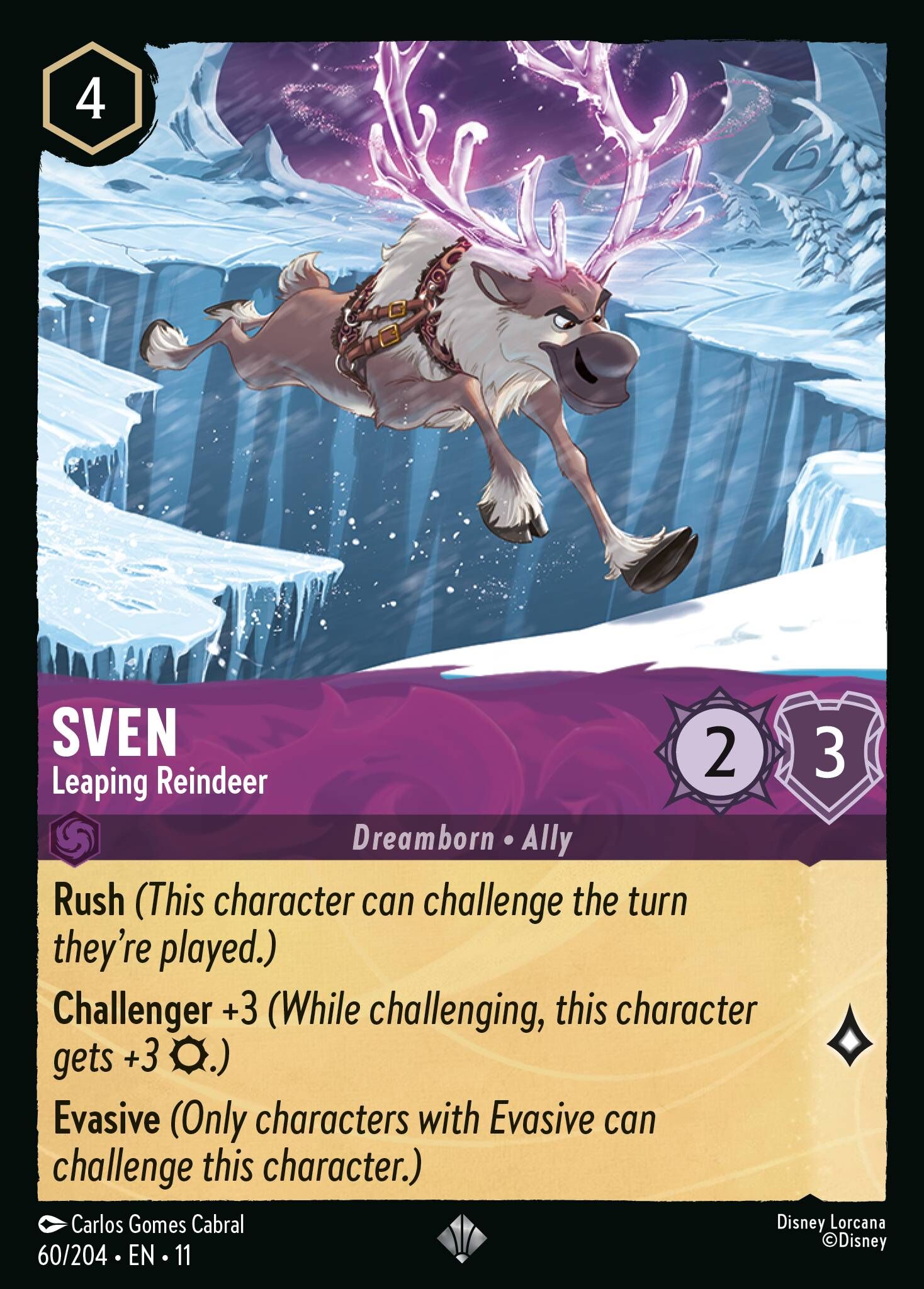 Winterspell - 60/204 Sven - Leaping Reindeer SR