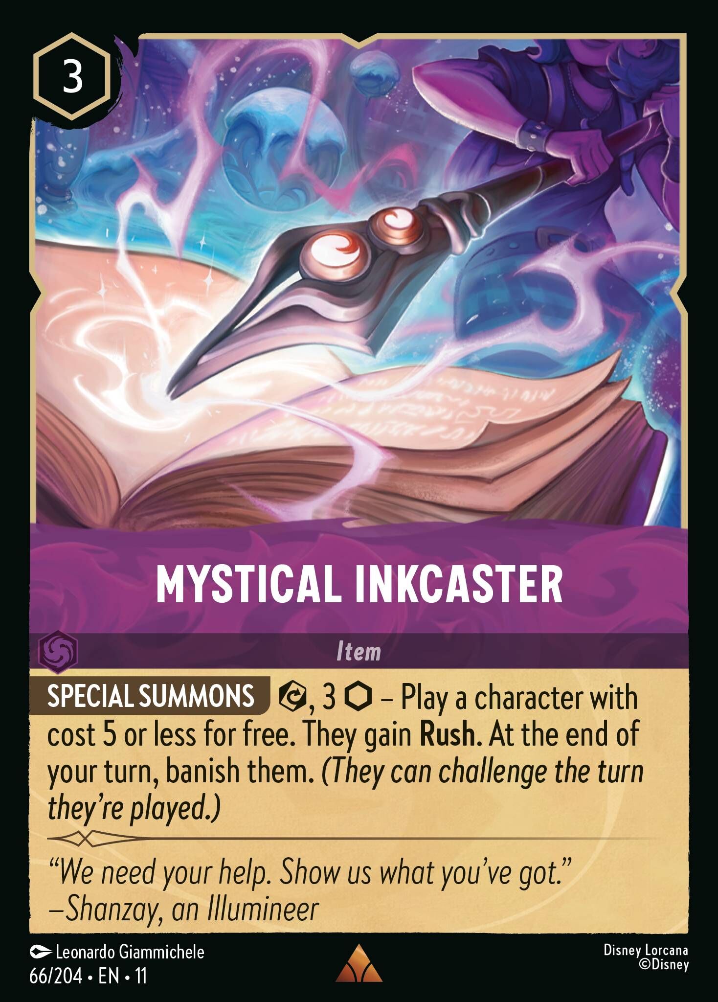 Winterspell - 66/204 Mystical Inkcaster R