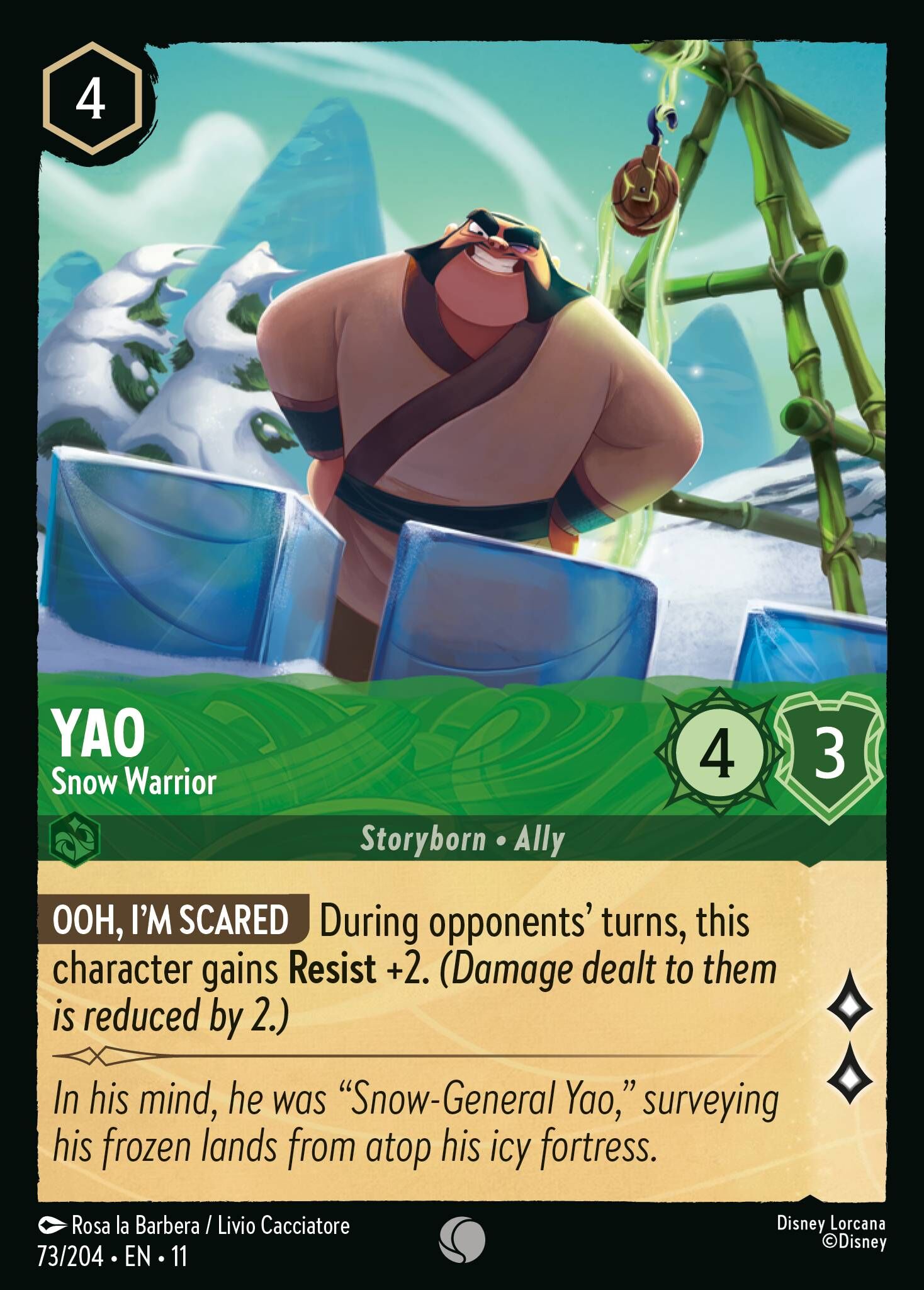 Winterspell - 73/204 Yao - Snow Warrior C
