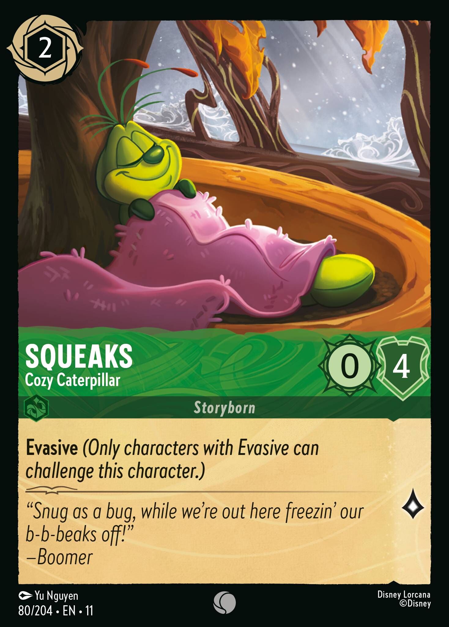 Winterspell - 80/204 Squeaks - Cozy Caterpillar C