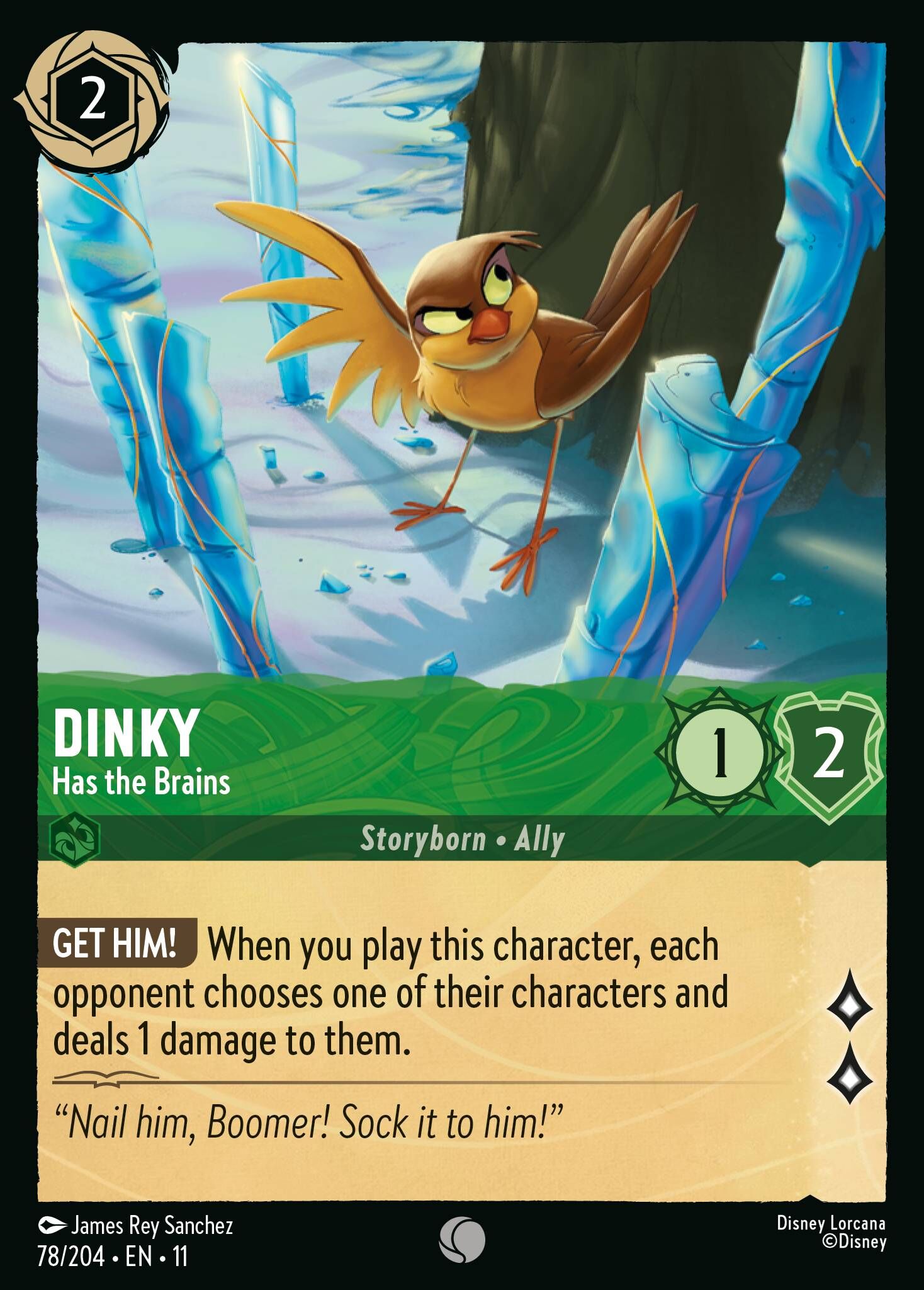 Winterspell - 78/204 Dinky - Has the Brains C