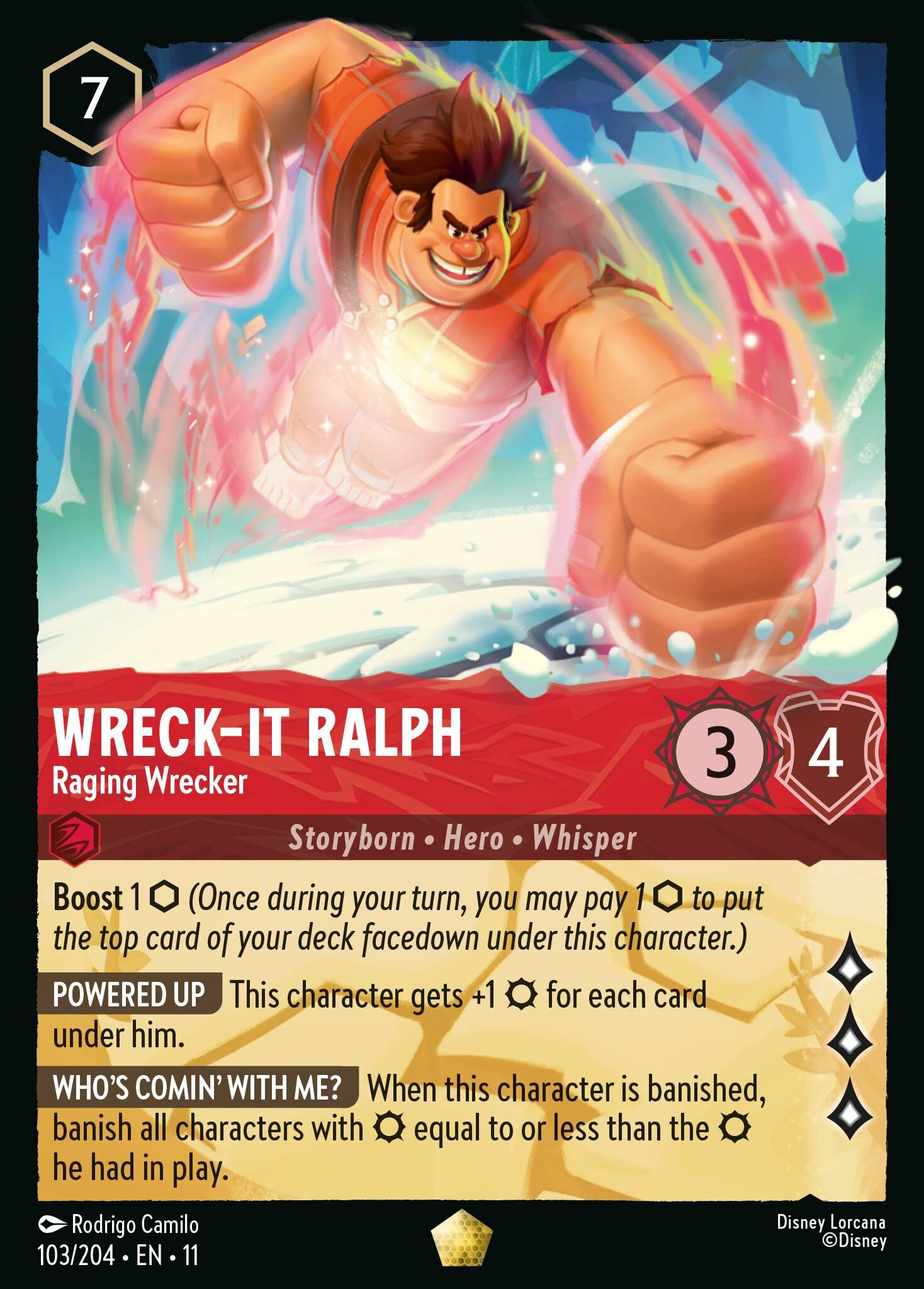 Winterspell - 103/204 Wreck-it Ralph - Raging Wrecker L