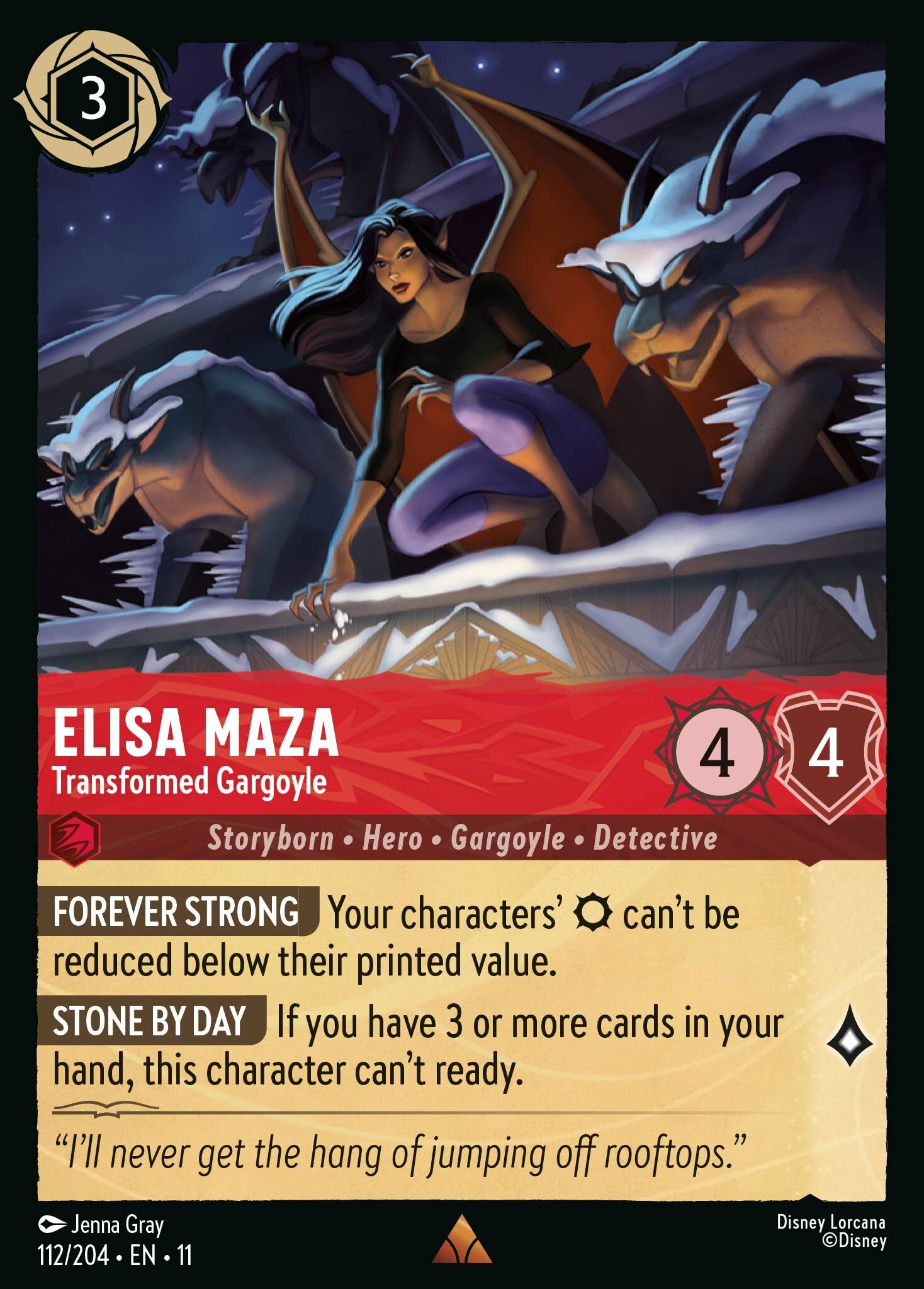 Winterspell - 112/204 Elisa Maza - Transformed Gargoyle R