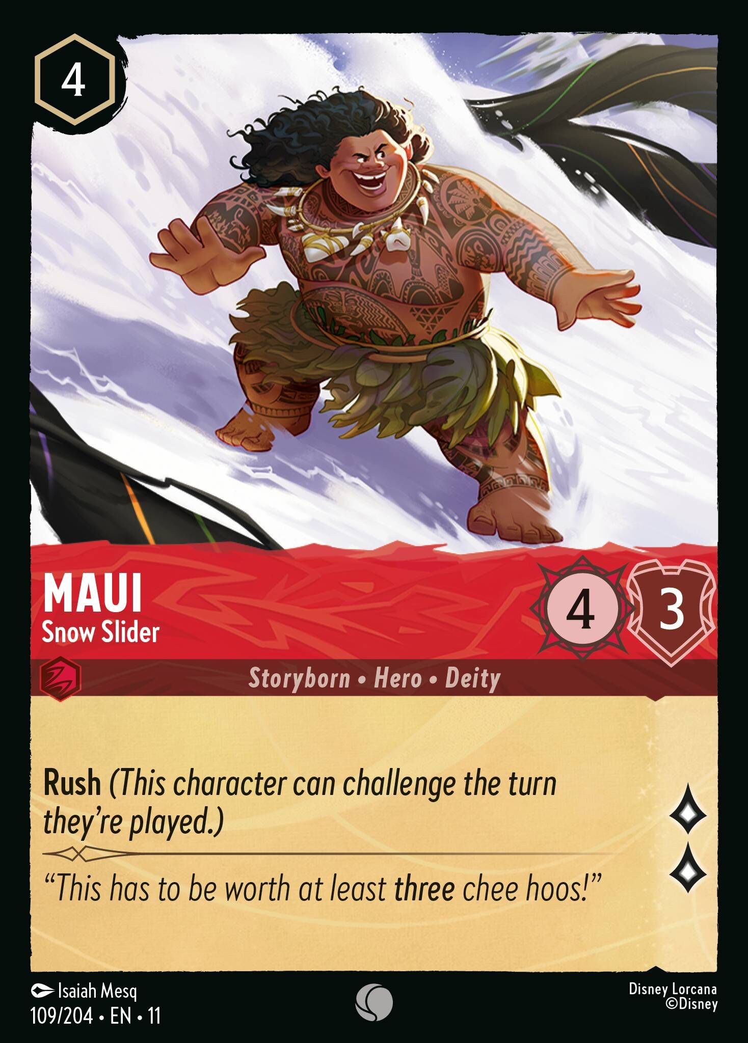 Winterspell - 109/204 Maui - Snow Slider C