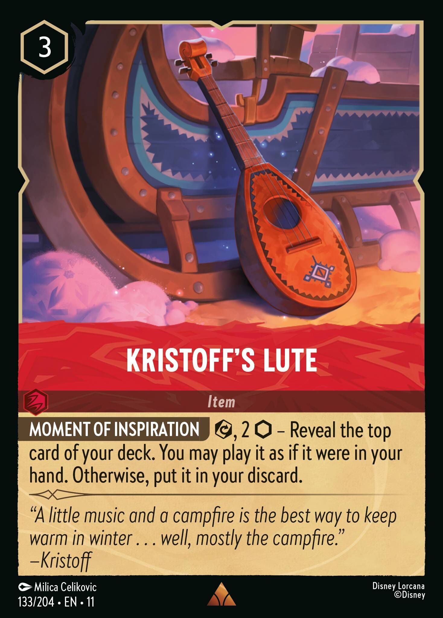Winterspell - 133/204 Kristoff's Lute R