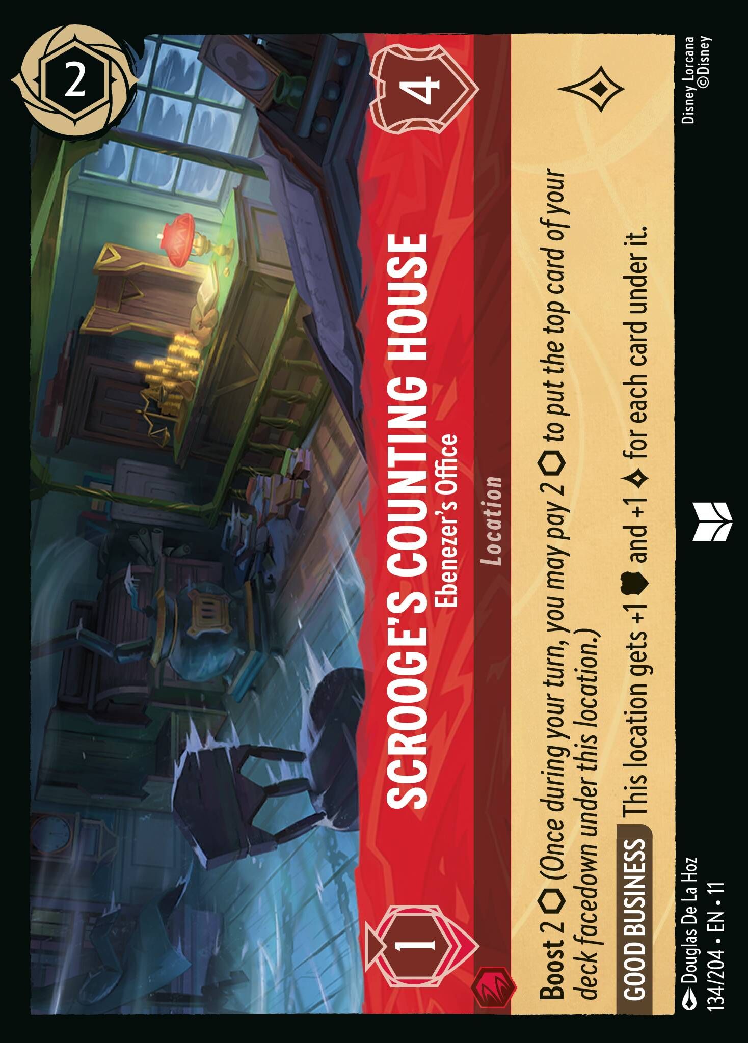 Winterspell - 134/204 Scrooge's Counting House - Ebenezer's Office UC