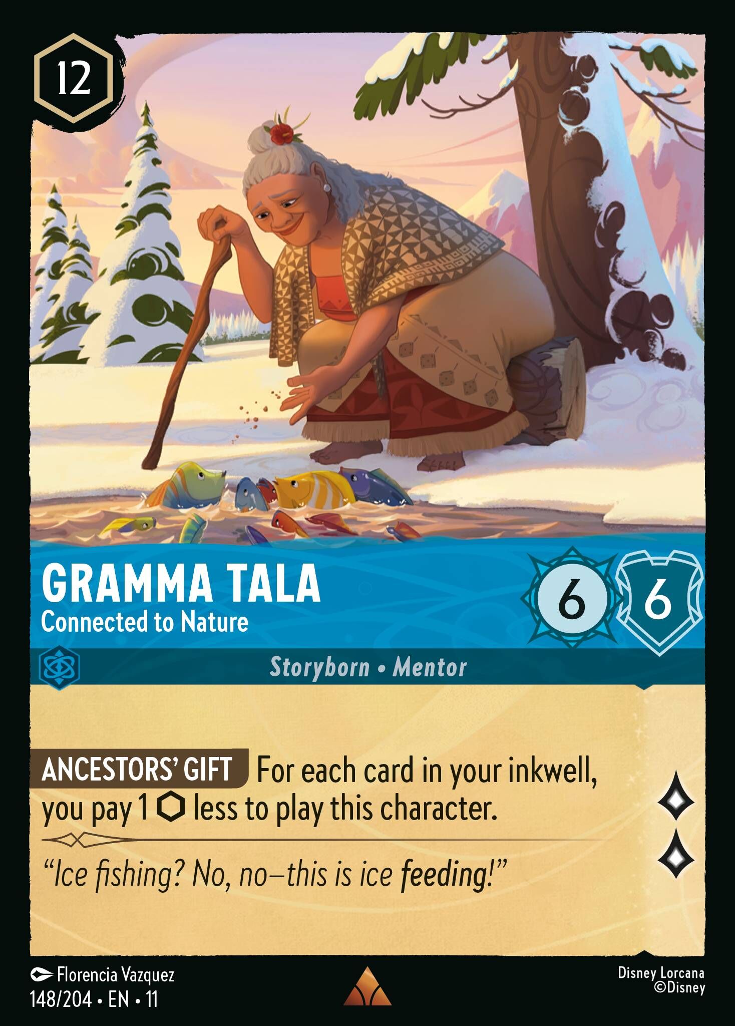 Winterspell - 148/204 Gramma Tala - Connected to Nature R