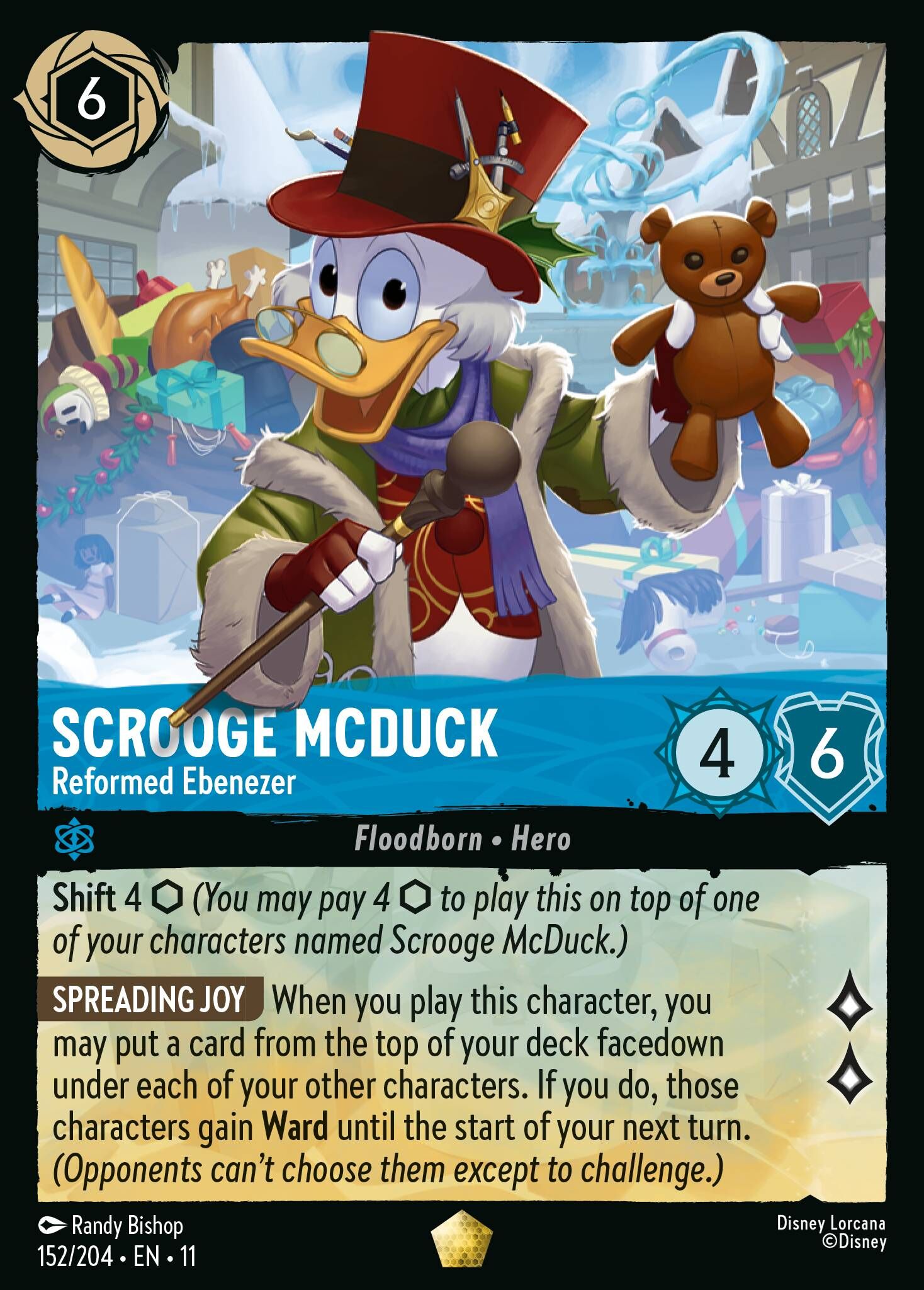 Winterspell - 152/204 Scrooge McDuck - Reformed Ebenezer L