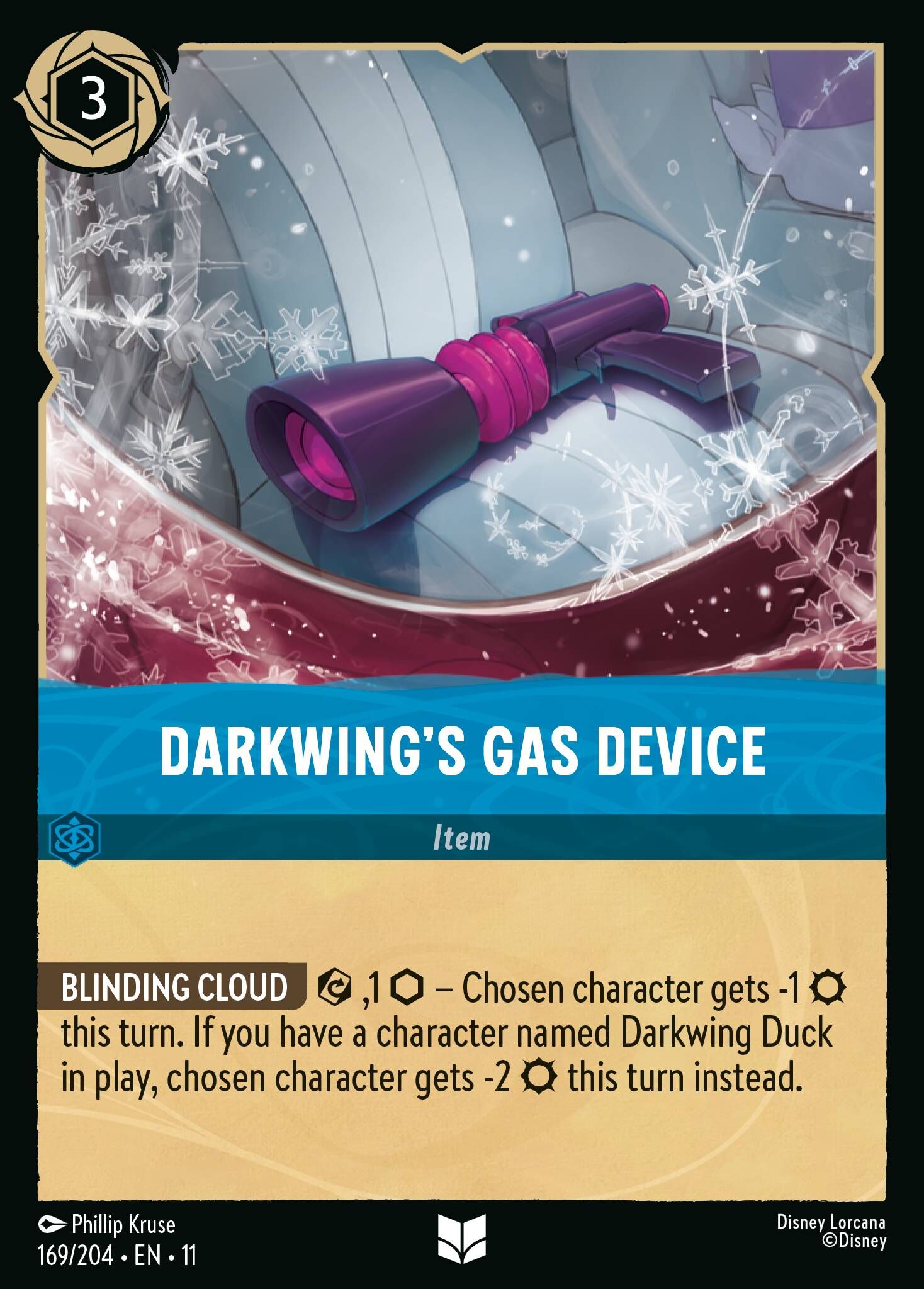Winterspell - 169/204 Darkwing's Gas Device UC