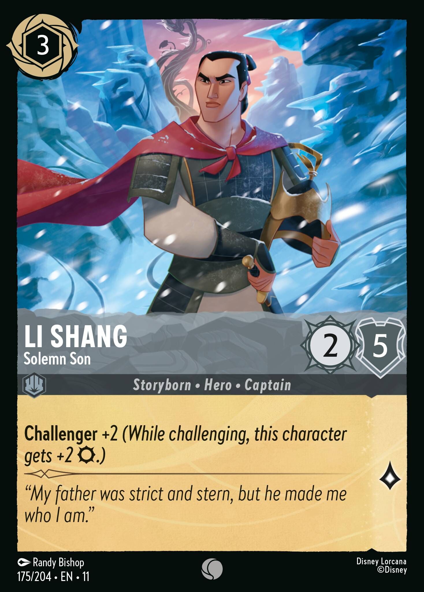 Winterspell - 175/204 Li Shang - Solemn Son C