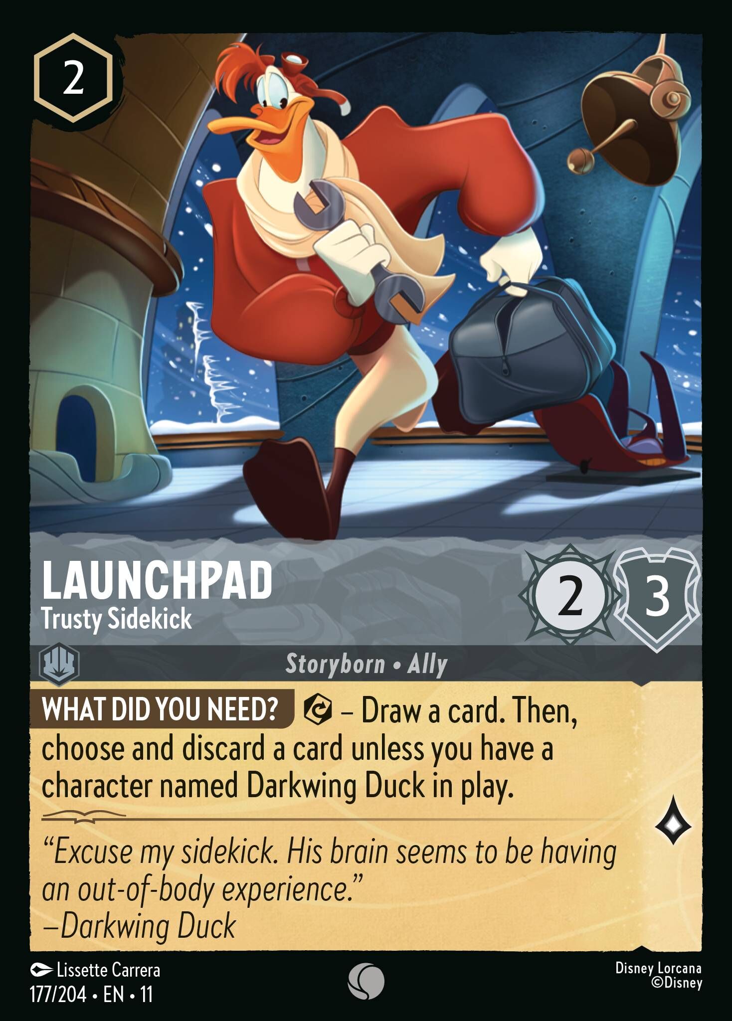Winterspell - 177/204 Launchpad - Trusty Sidekick C