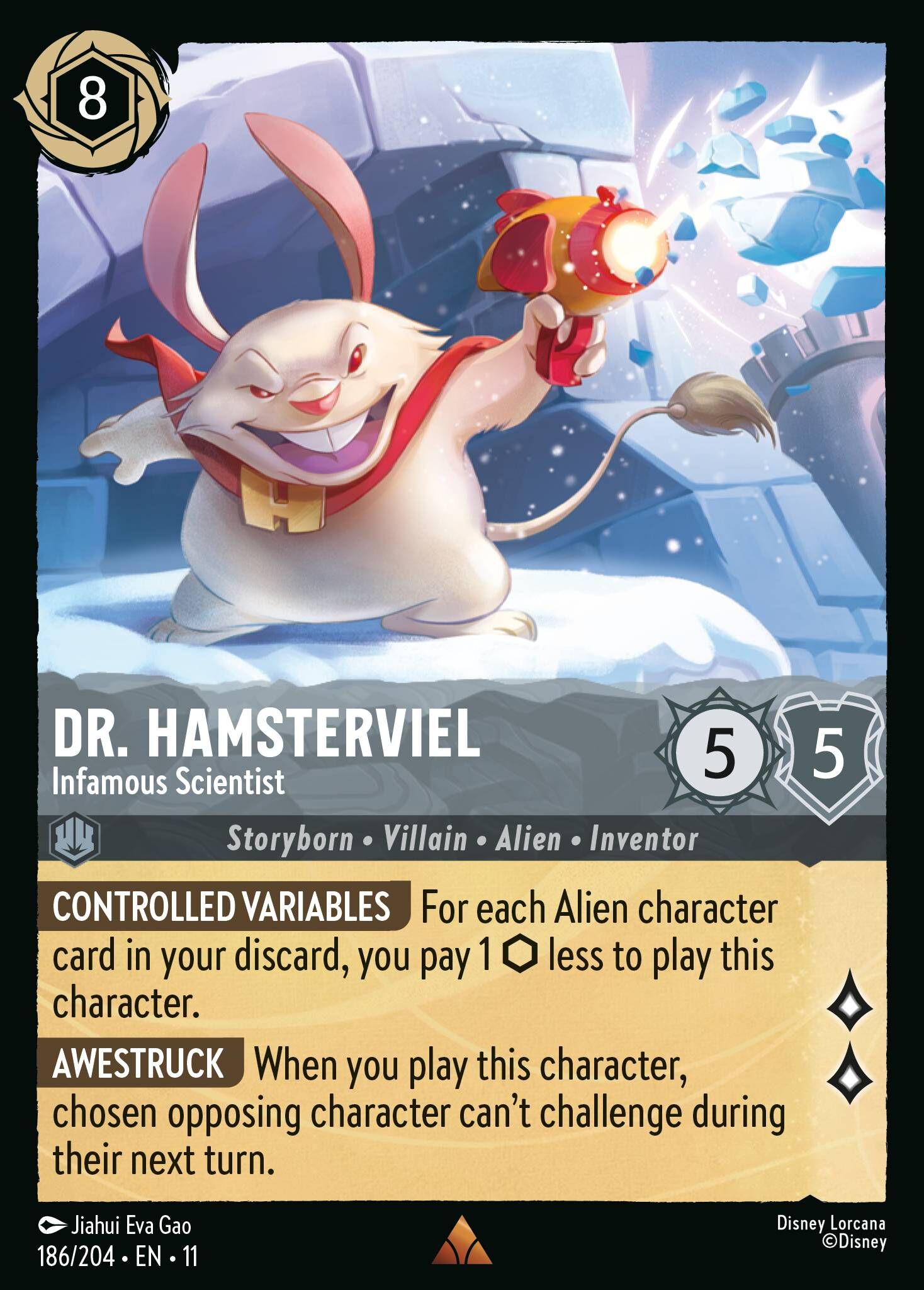 Winterspell - 186/204 Dr. Hamsterviel - Infamous Scientist R