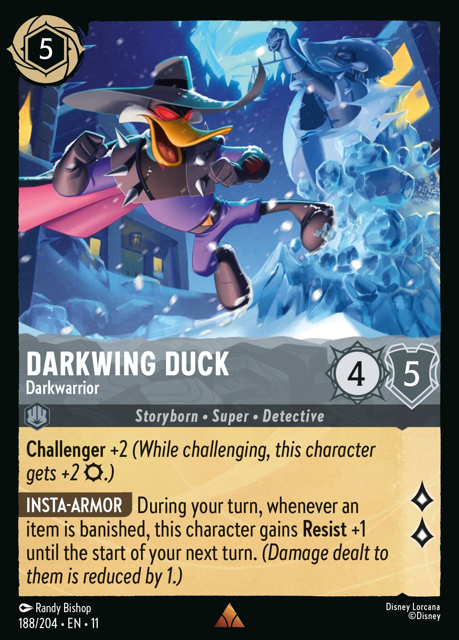 Winterspell - 188/204 Darkwing Duck - Darkwarrior R
