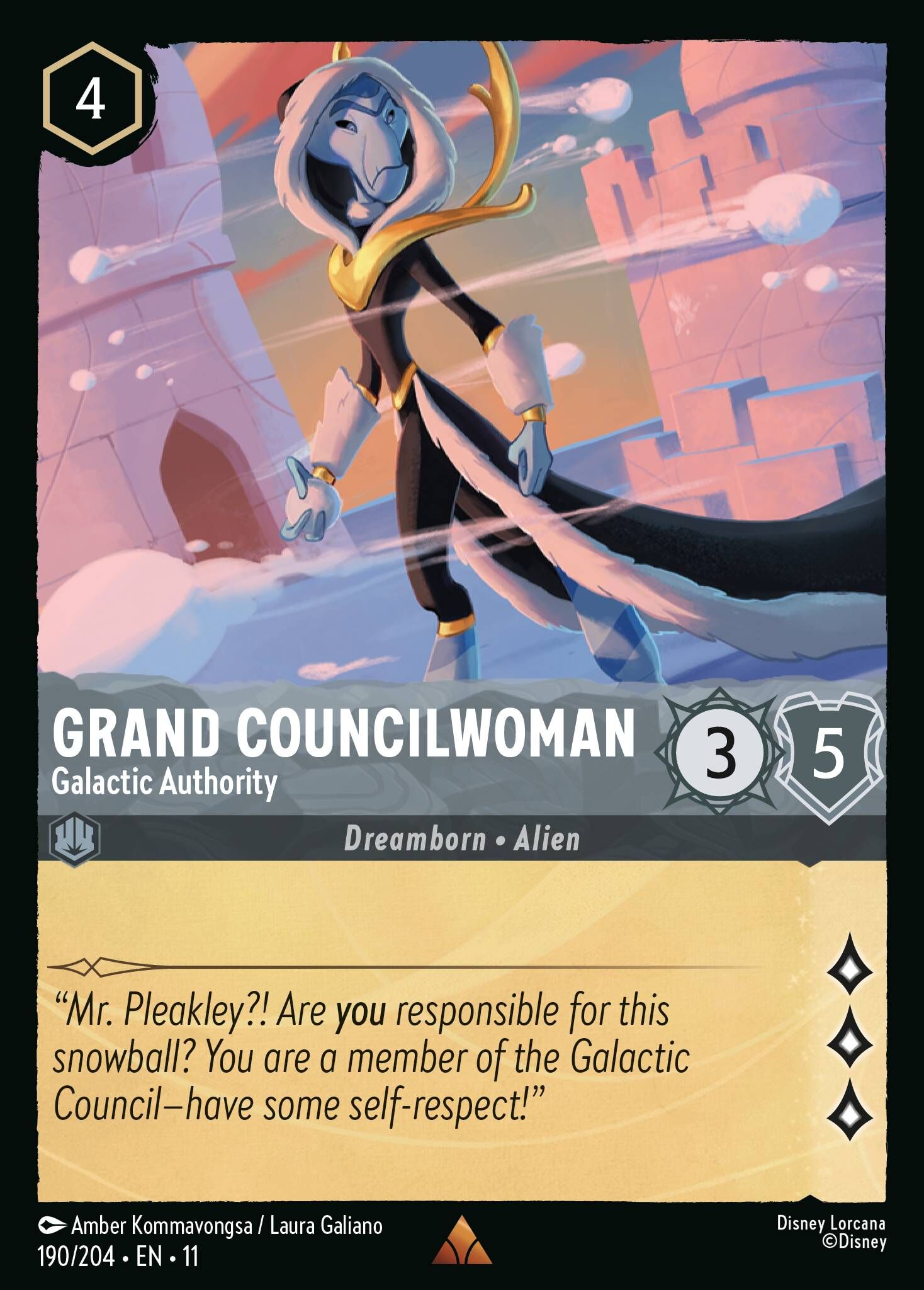Winterspell - 190/204 Grand Councilwoman - Galactic Authority R
