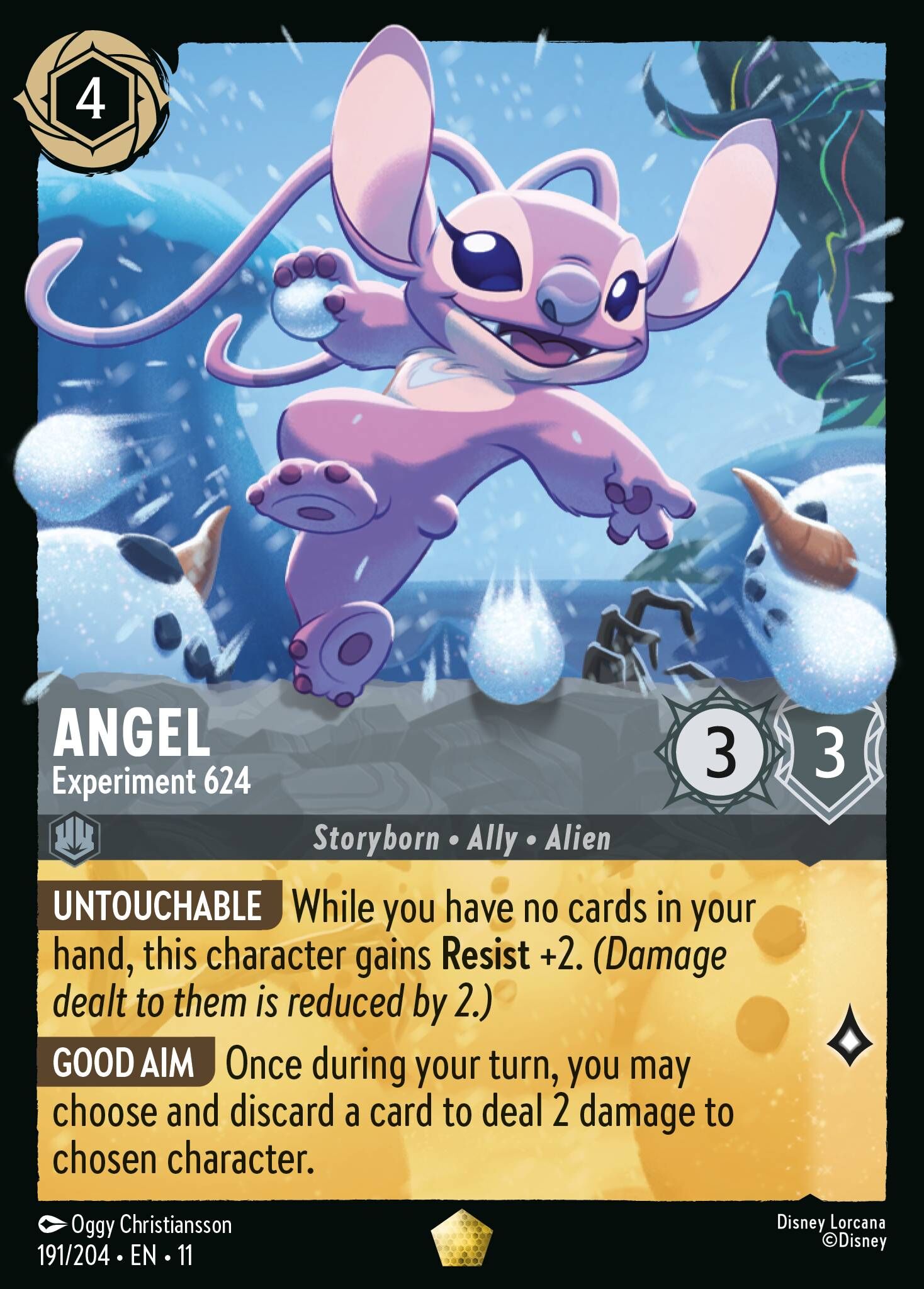 Winterspell - 191/204 Angel - Experiment 624 L