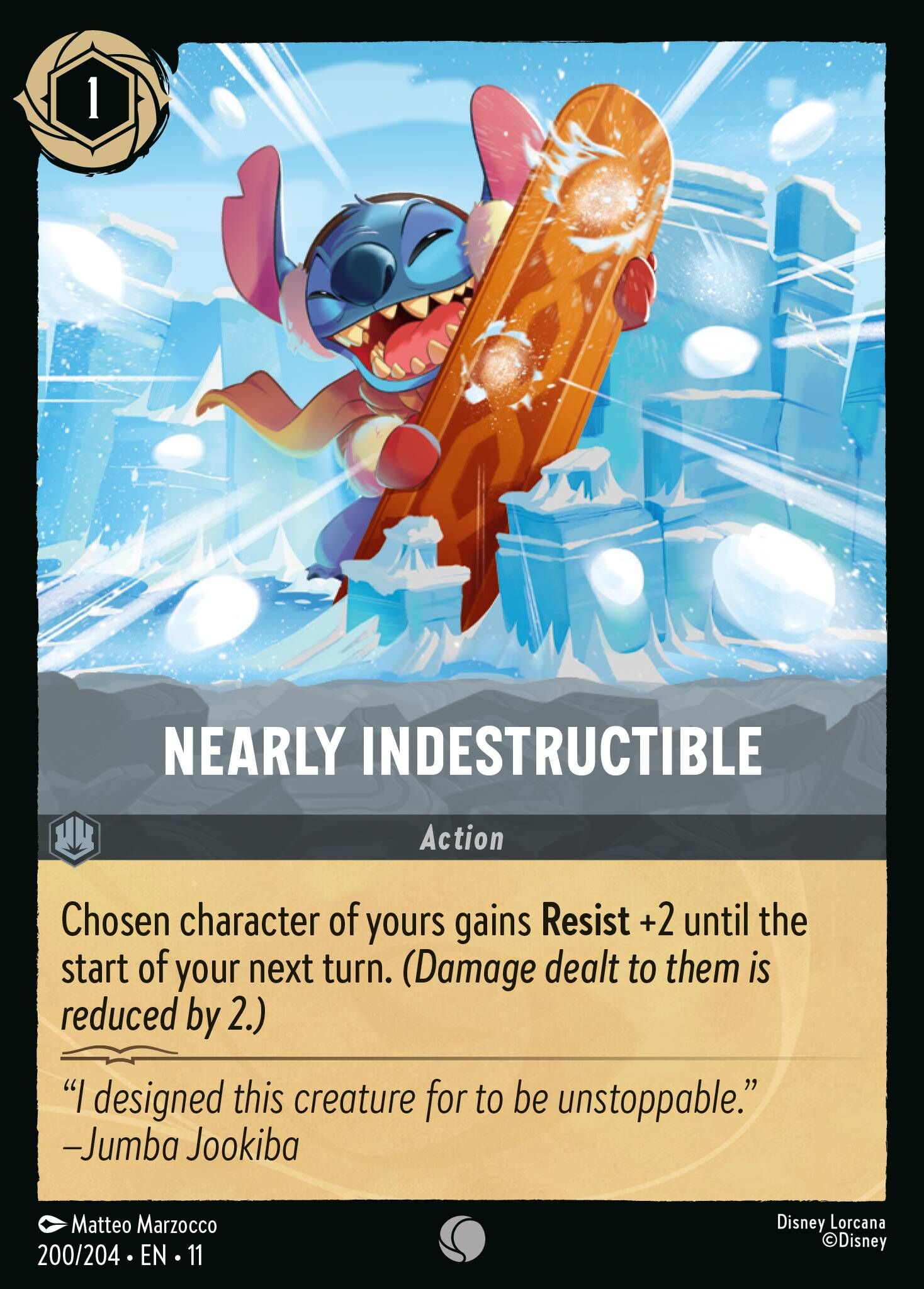Winterspell - 200/204 Nearly Indestructible C
