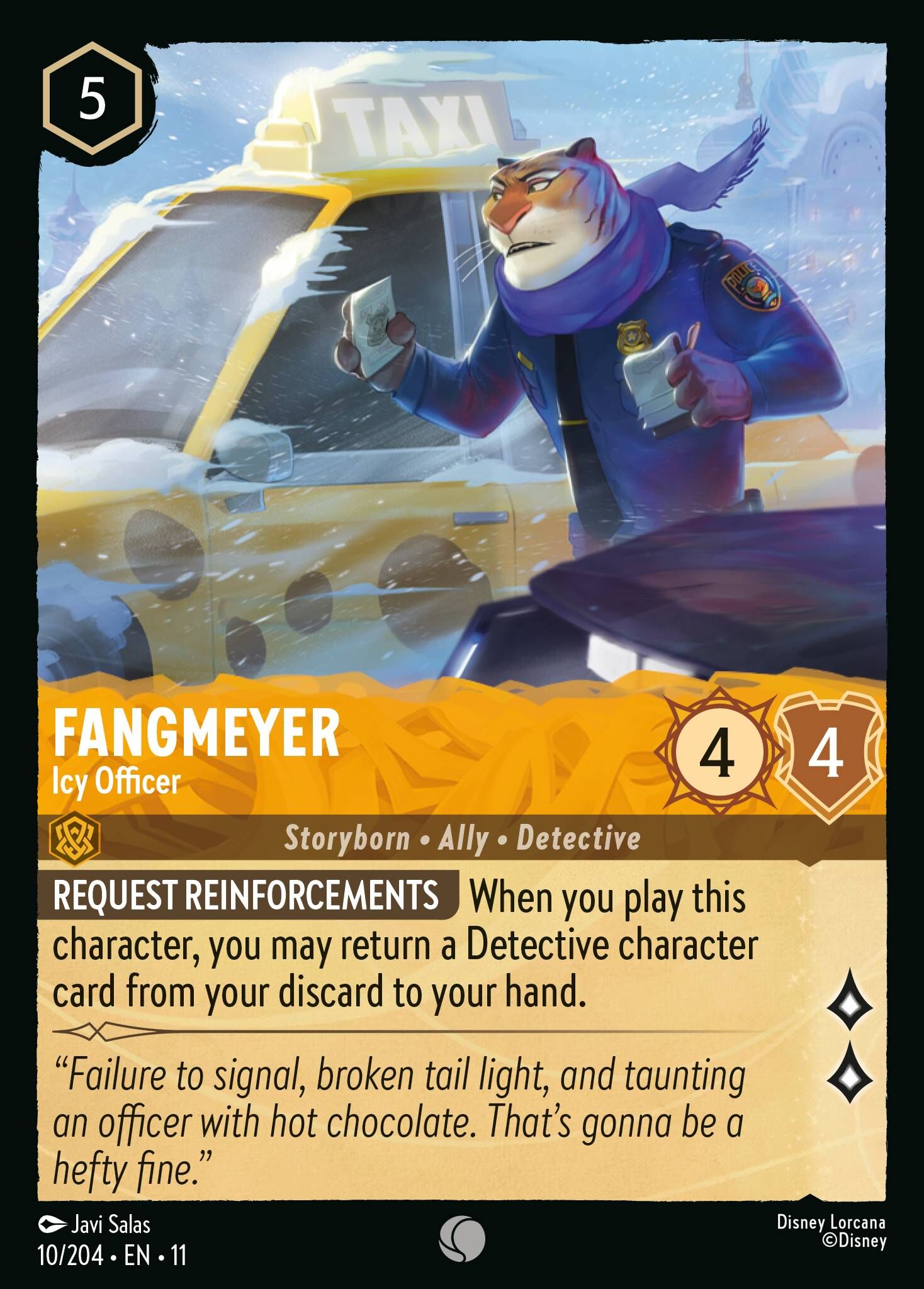 Winterspell - 10/204 Fangmeyer - Icy Officer C (Foil)