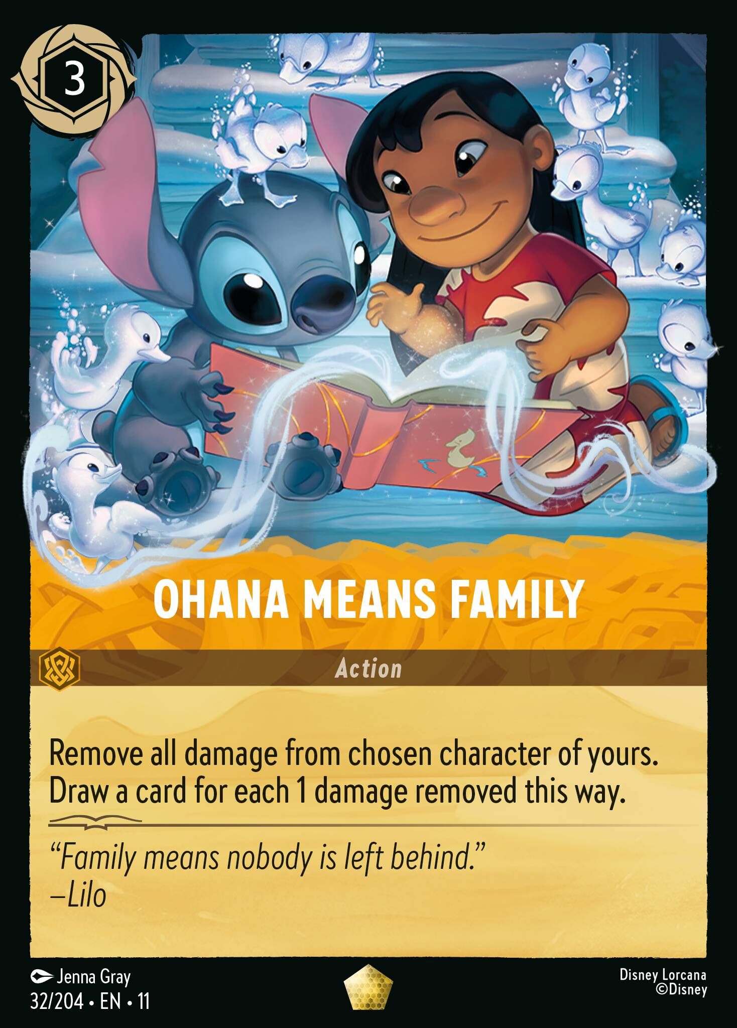 Winterspell - 32/204 Ohana Means Family L (Foil)