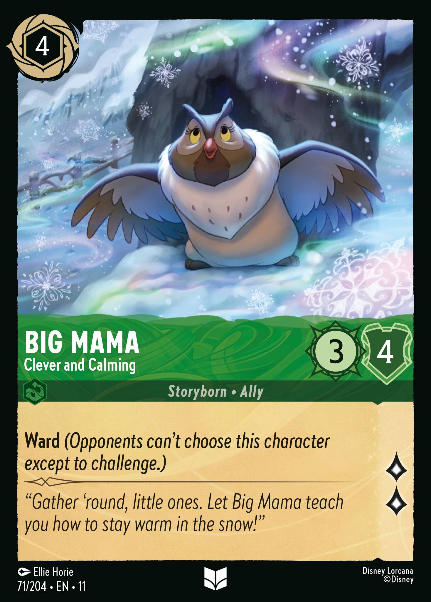 Winterspell - 71/204 Big Mama - Clever and Calming C (Foil)