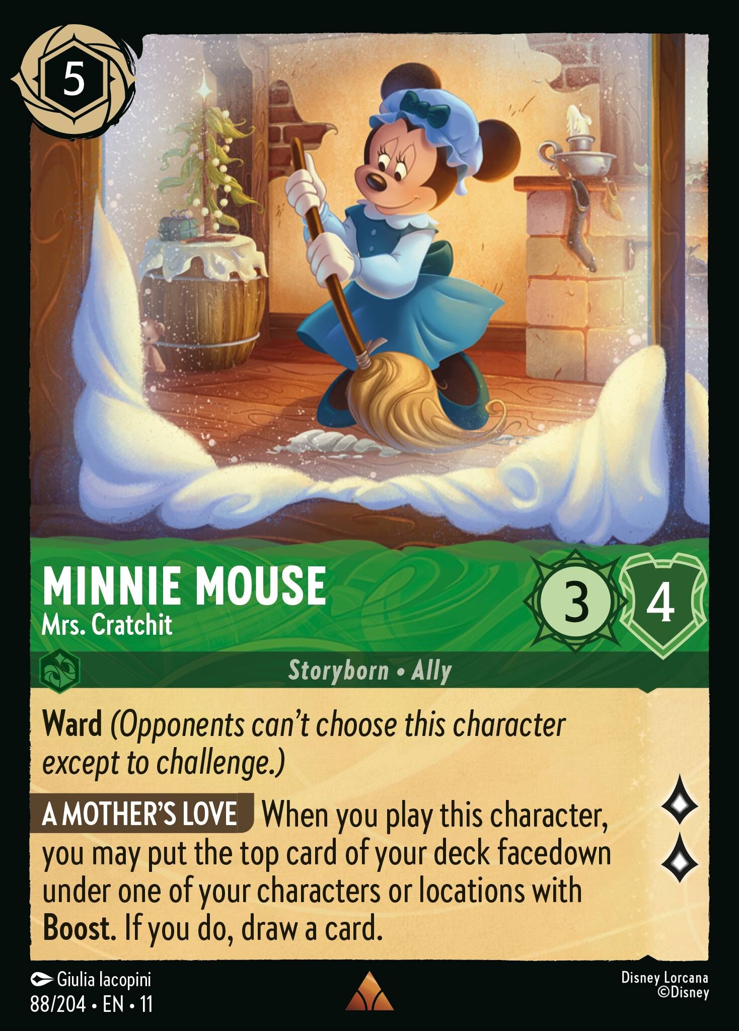 Winterspell - 88/204 Minnie Mouse - Mrs. Cratchit R (Foil)