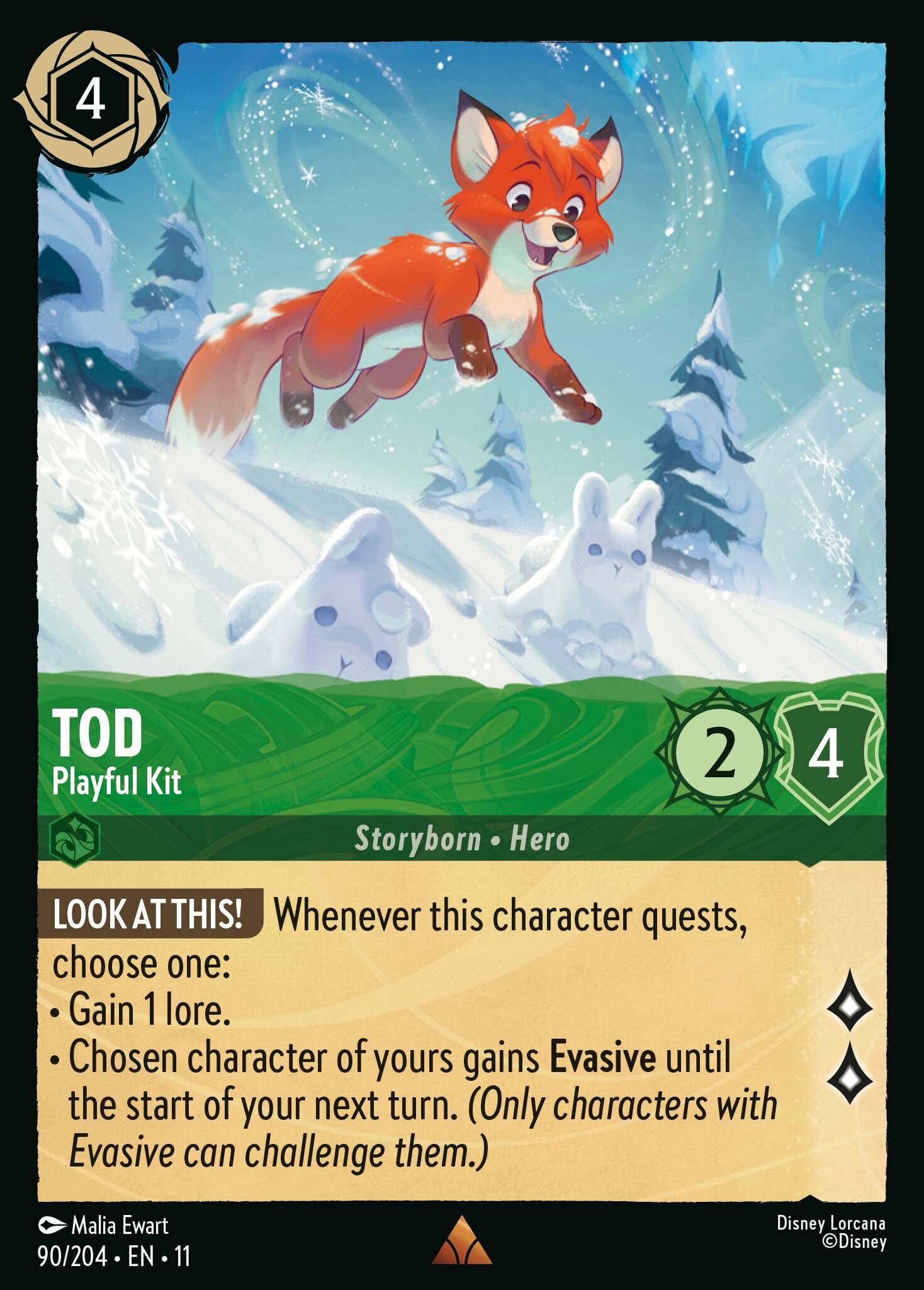 Winterspell - 90/204 Tod - Playful Kit R (Foil)