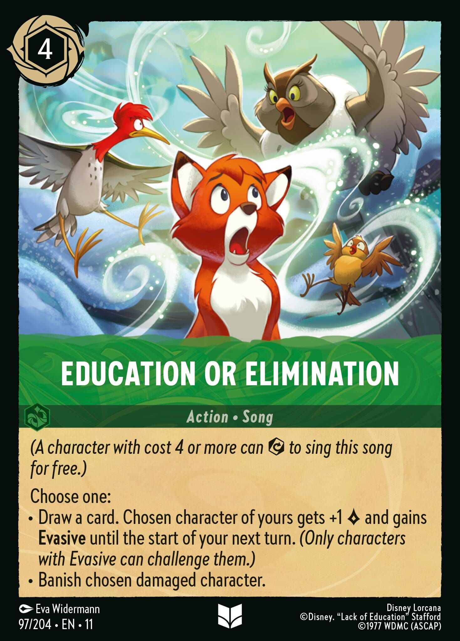 Winterspell - 97/204 Education or Elimination UC (Foil)