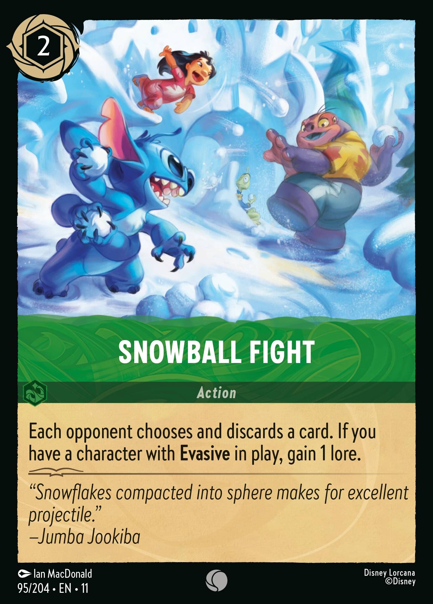 Winterspell - 95/204 Snowball Fight C (Foil)