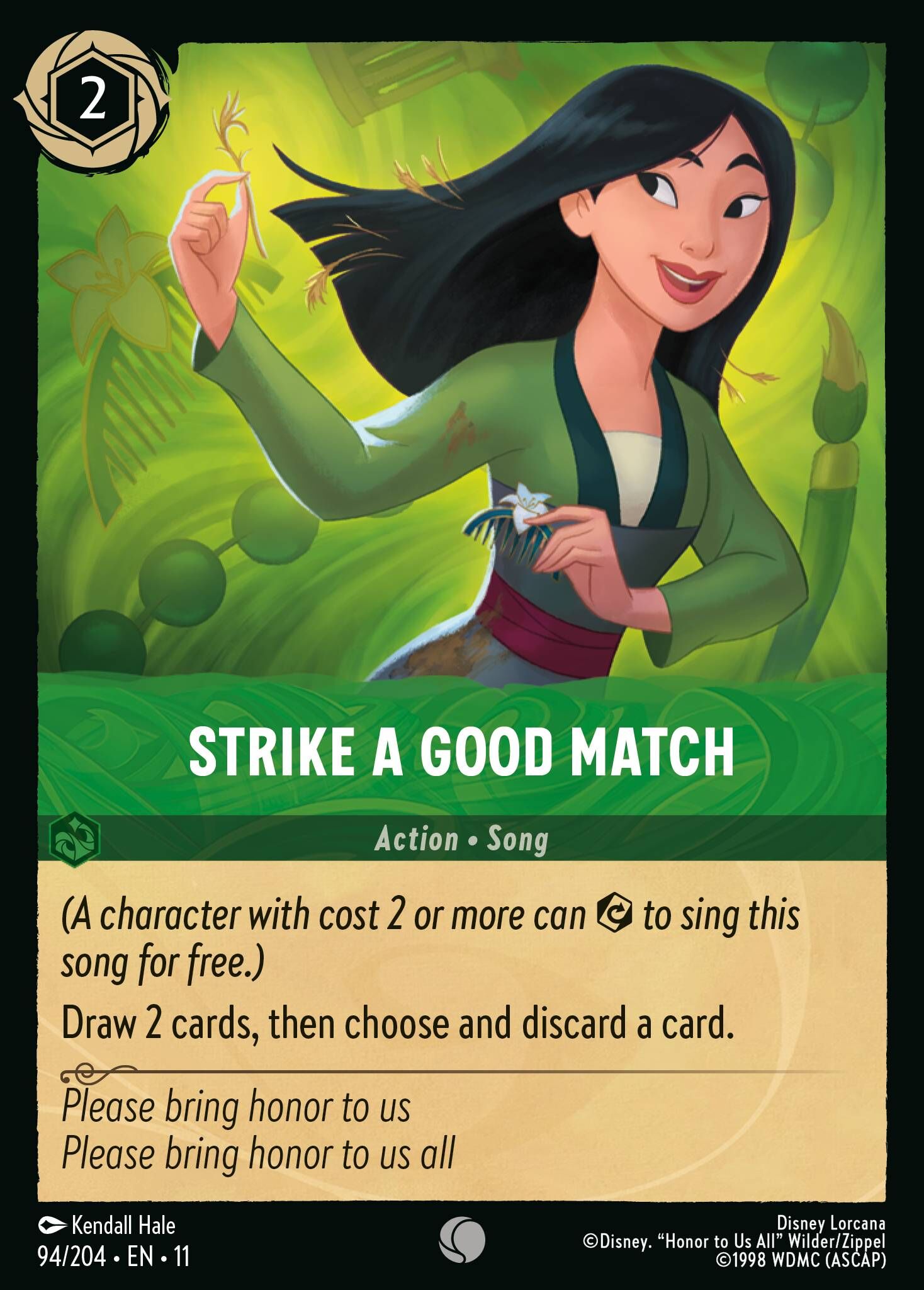 Winterspell - 94/204 Strike A Good Match C (Foil)