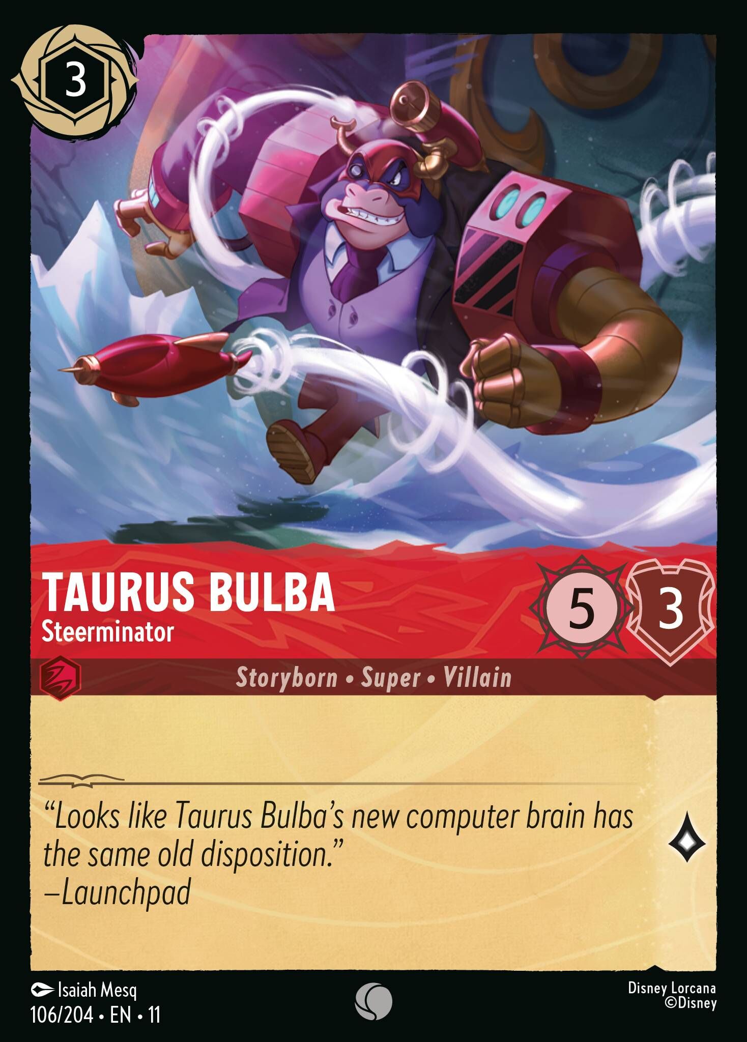 Winterspell - 106/204 Taurus Bulba - Steerminator C (Foil)