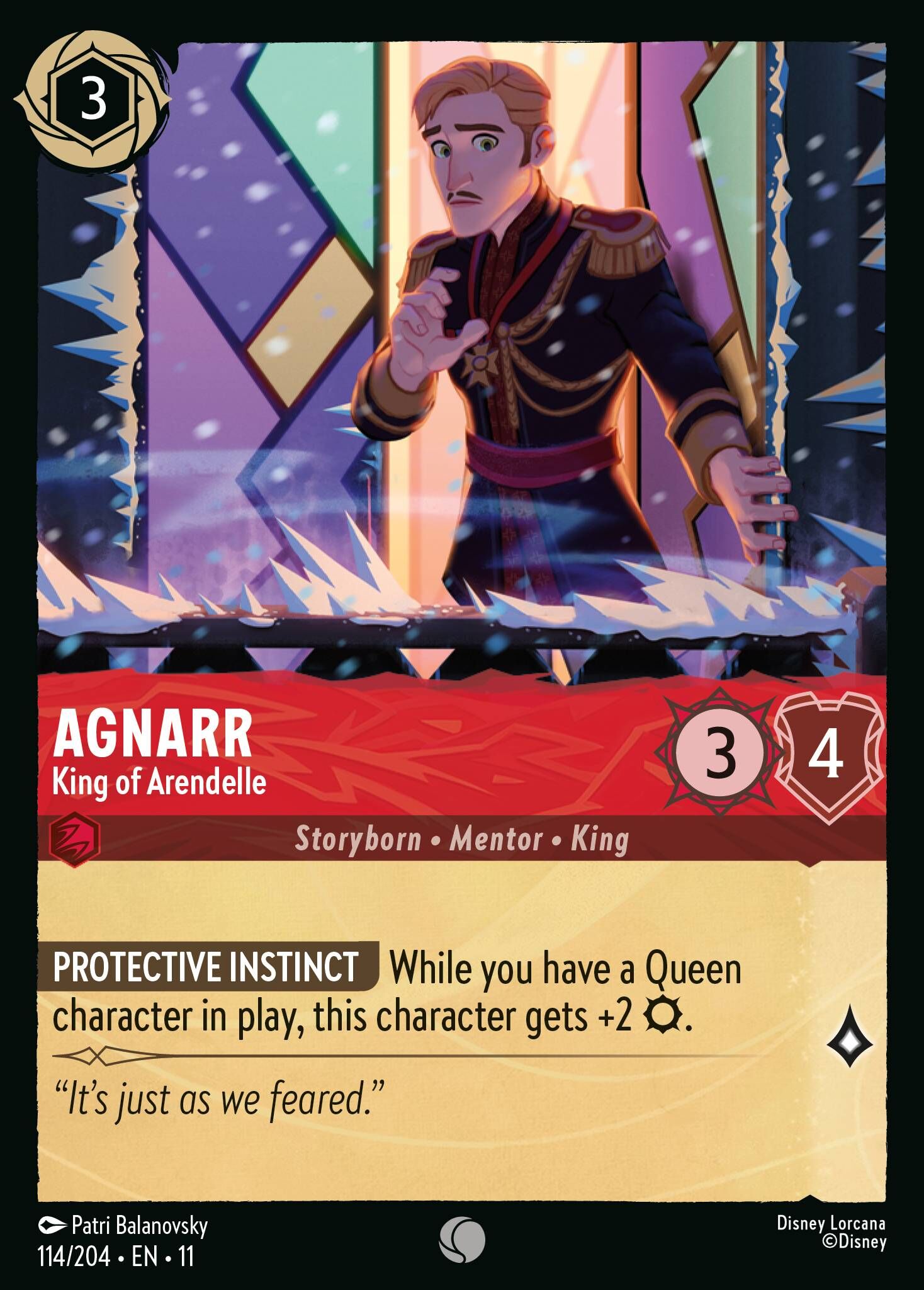 Winterspell - 114/204 Agnarr - King of Arendelle C (Foil)