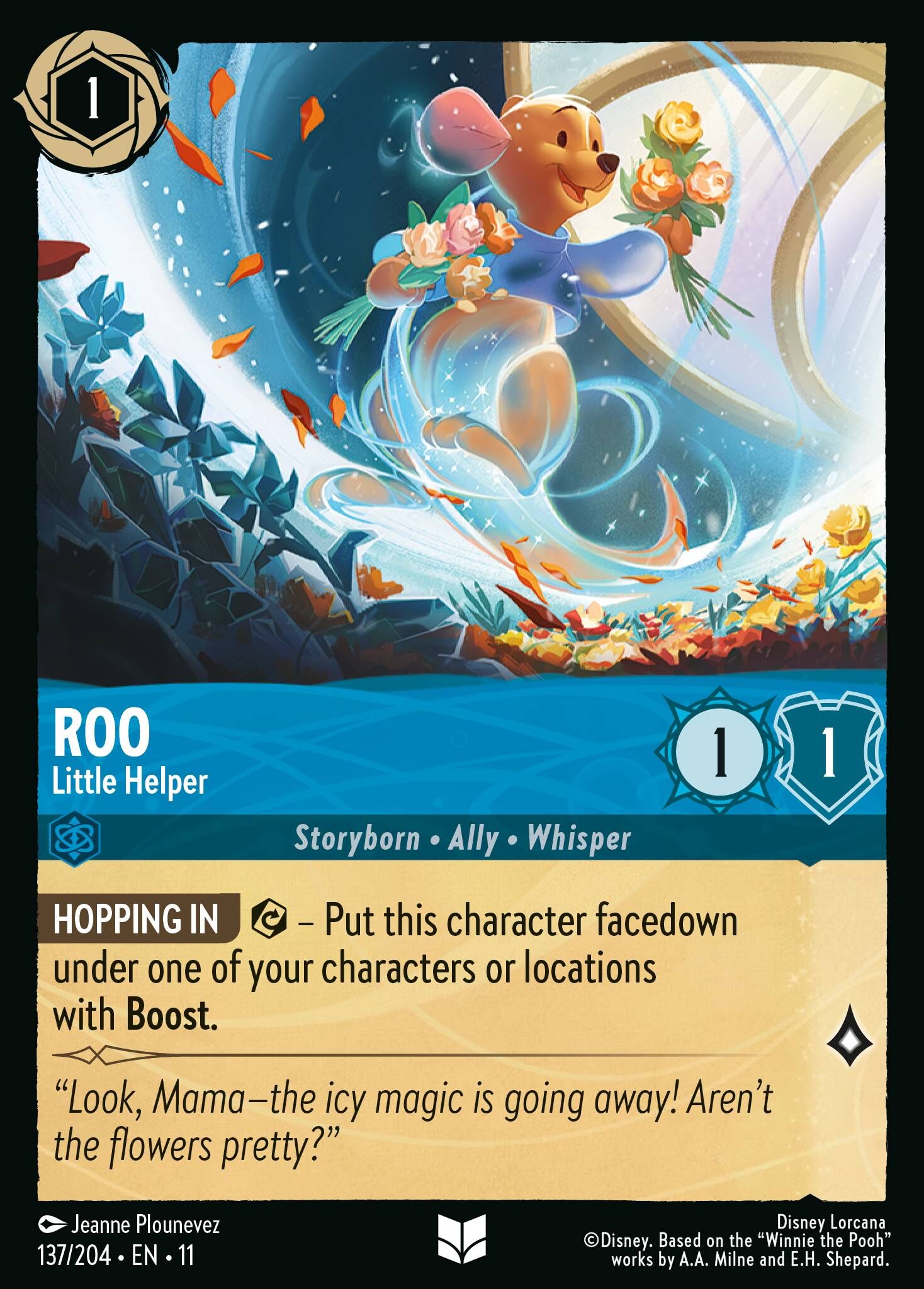 Winterspell - 137/204 Roo - Little Helper UC (Foil)