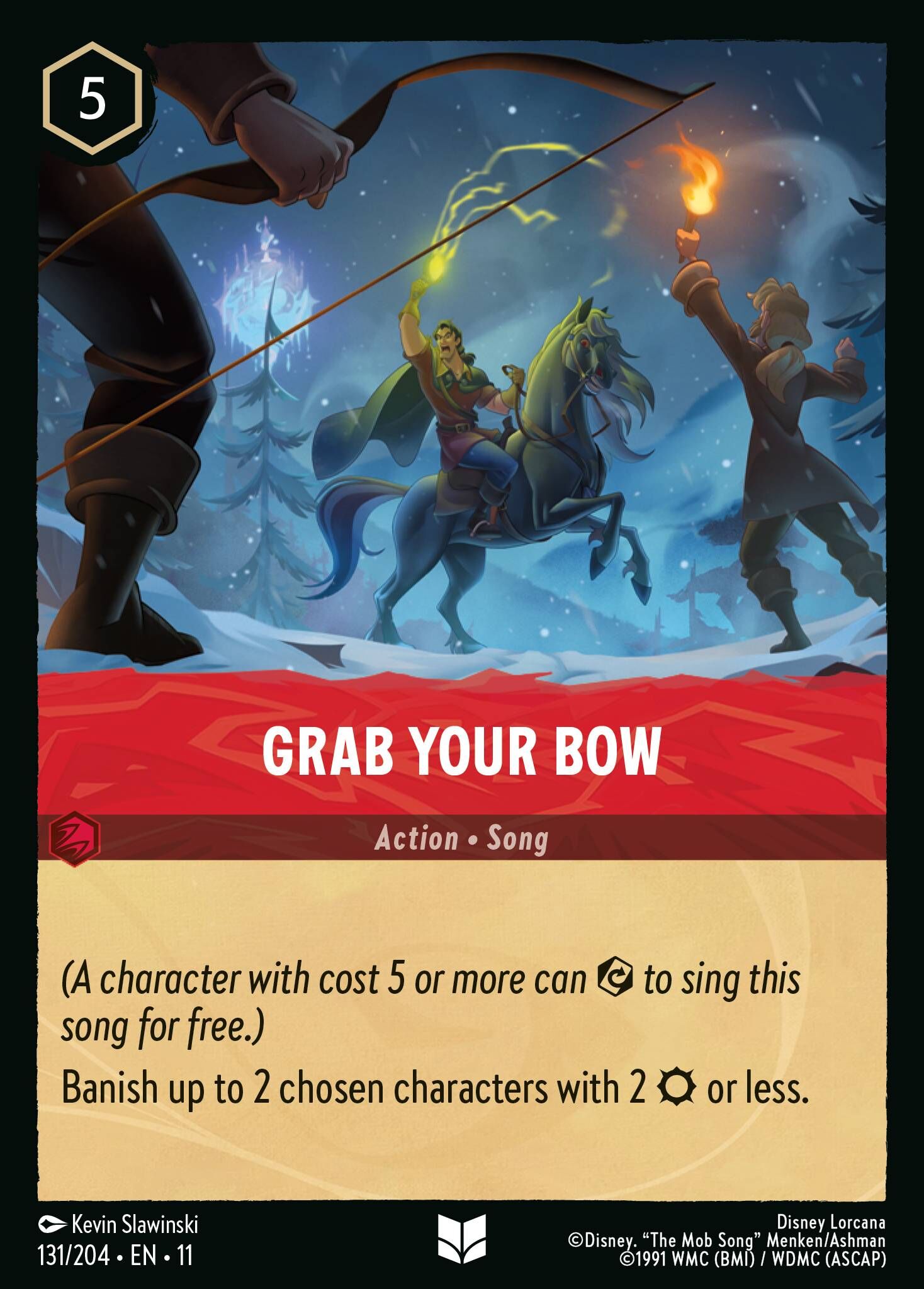 Winterspell - 131/204 Grab Your Bow UC (Foil)