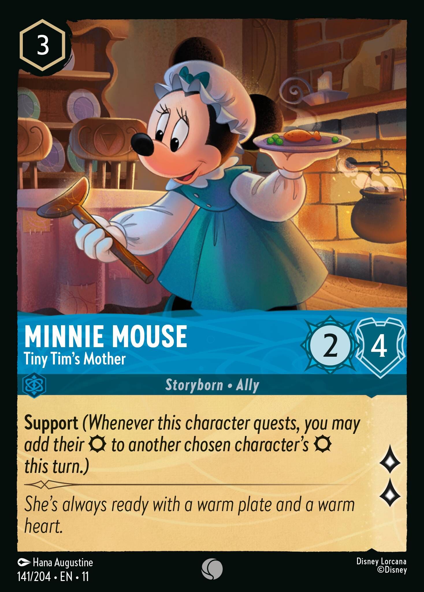Winterspell - 141/204 Minnie Mouse - Tiny Tim's Mother C (Foil)