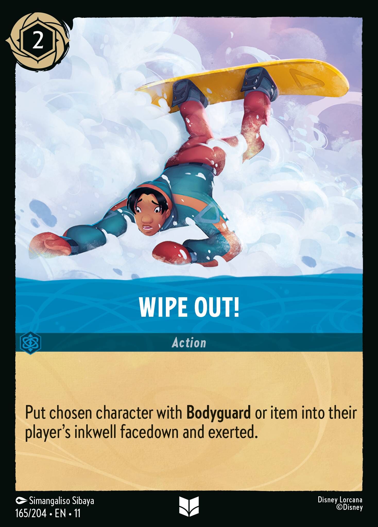 Winterspell - 165/204 Wipe Out! UC (Foil)